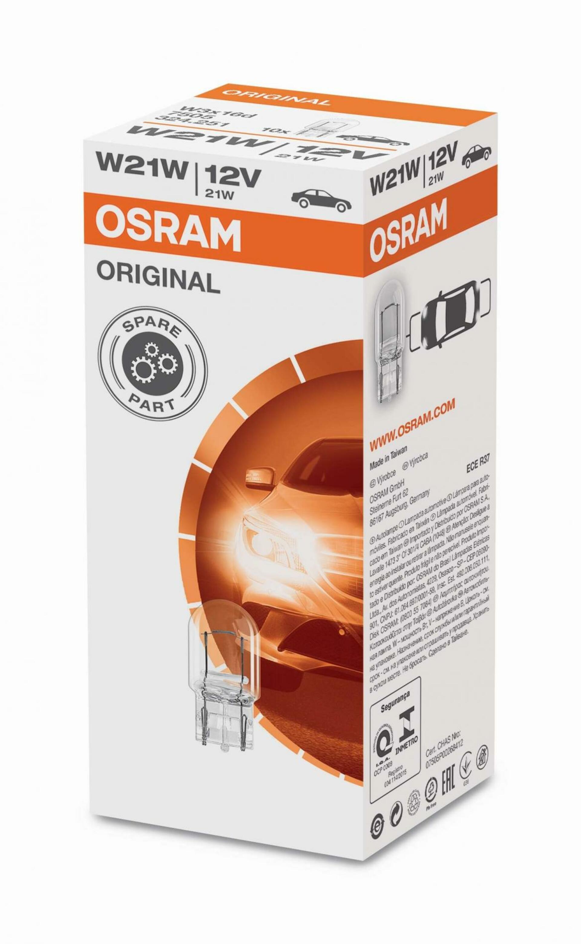 Levně OSRAM W21W 7505 12V