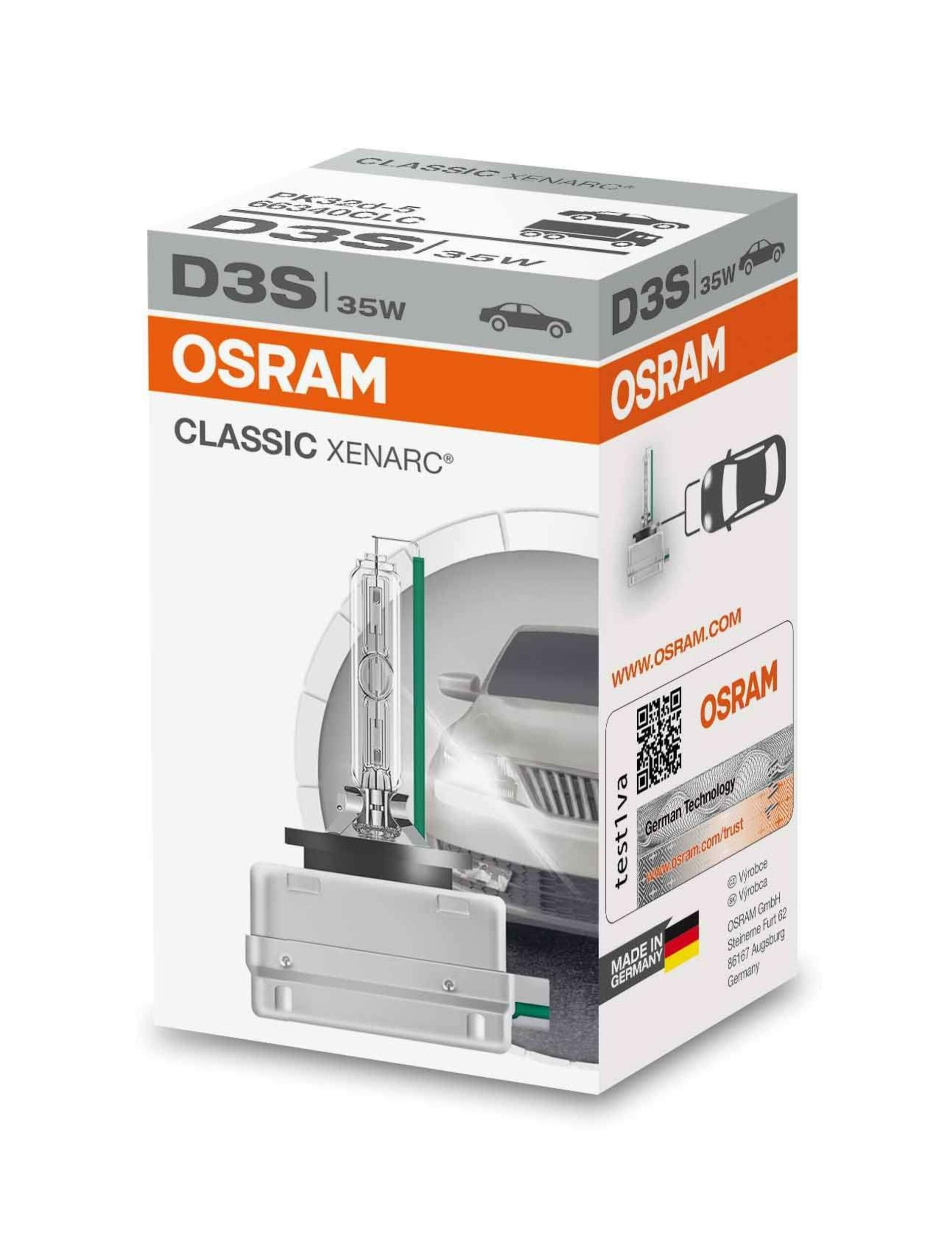 OSRAM XENARC D3S 66340CLC 35W PK32d-5