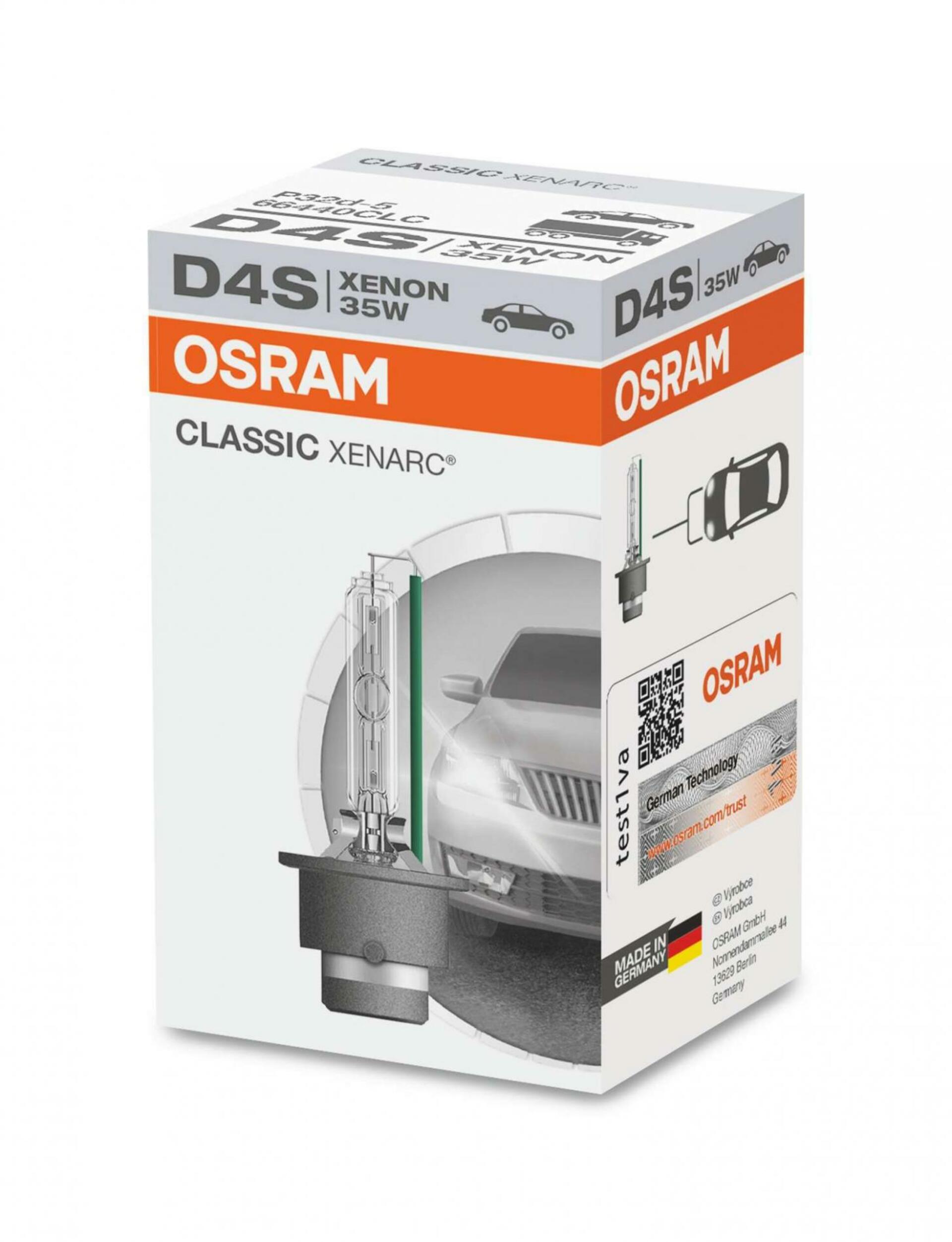 OSRAM XENARC D4S 66440CLC 35W P32d-5