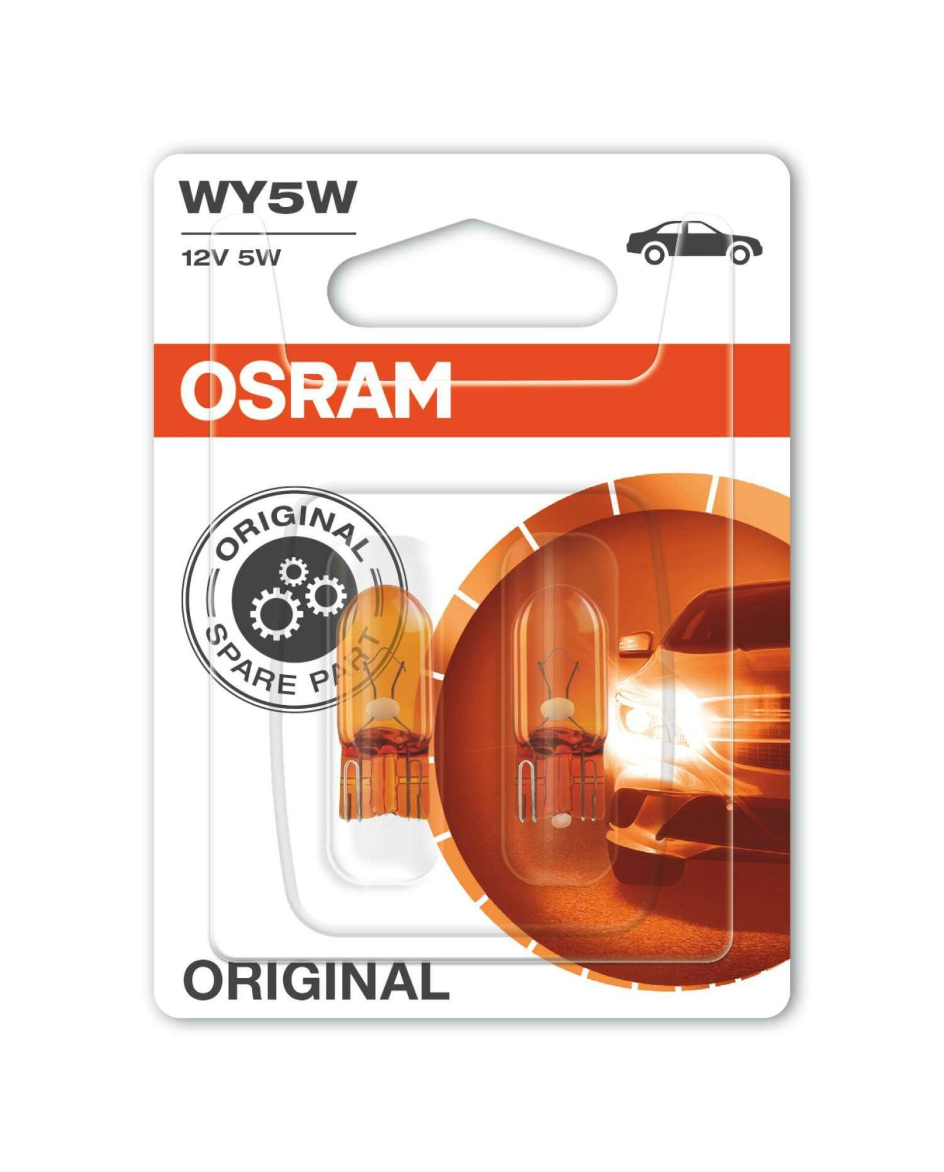 OSRAM WY5W 12V 5W W2,1x9,5d 2ks blistr 2827NA-02B