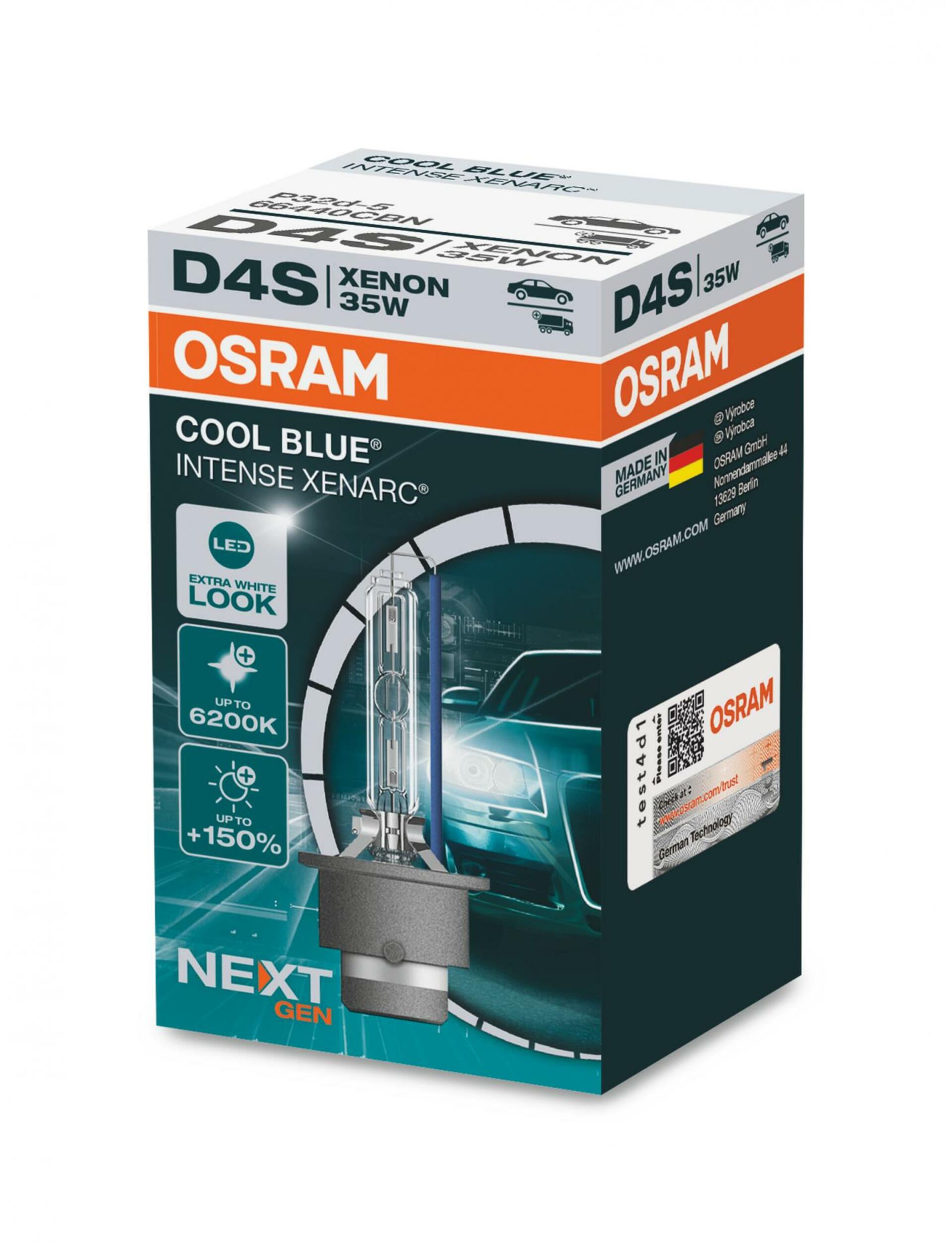 Levně OSRAM XENARC D4S COOL BLUE INTENSE Next Gen 66440CBN, 35W, P32d-5