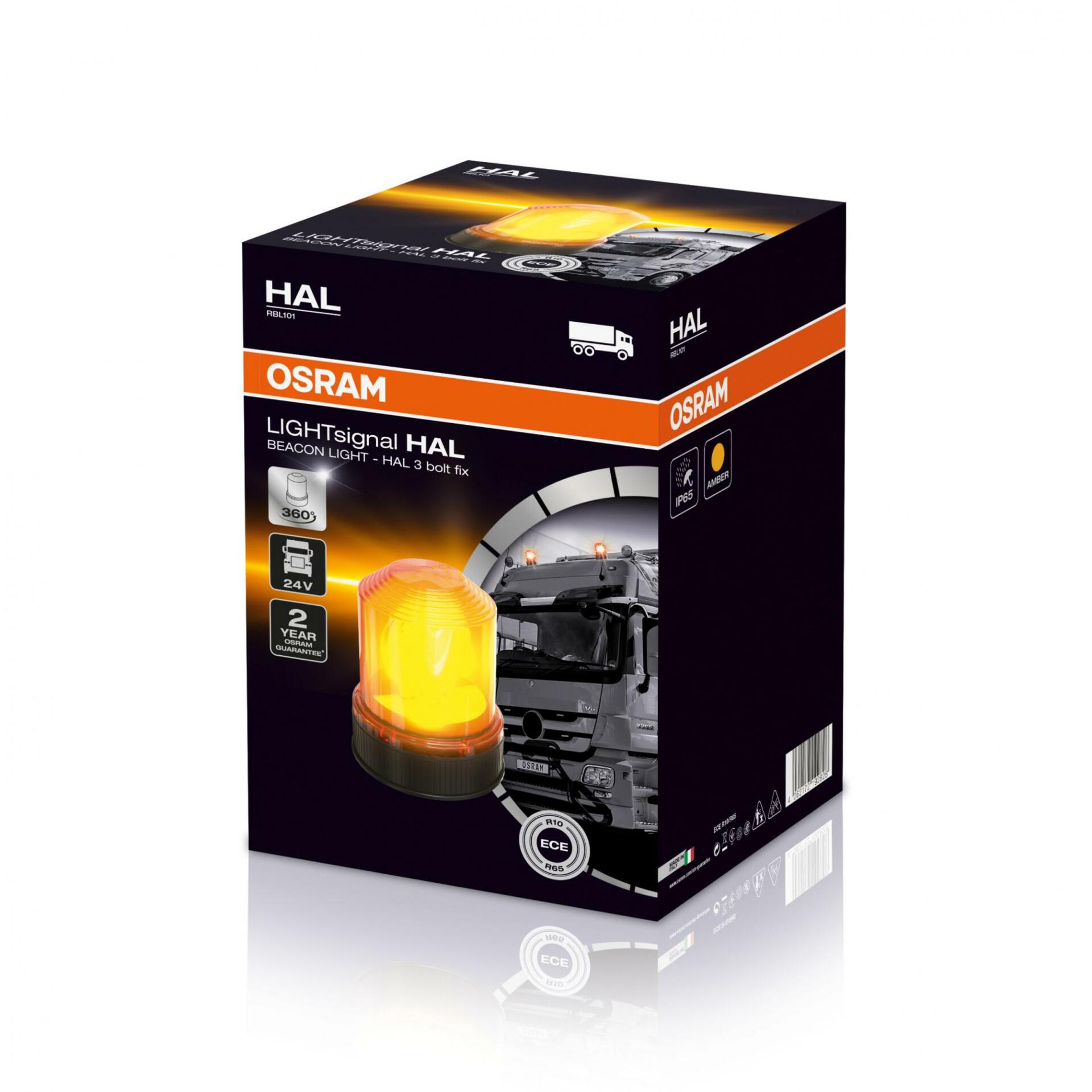 Levně OSRAM LIGHTsignal HAL BEACON LIGHT 360st. bezpečnostní světlo 24V 1ks RBL101