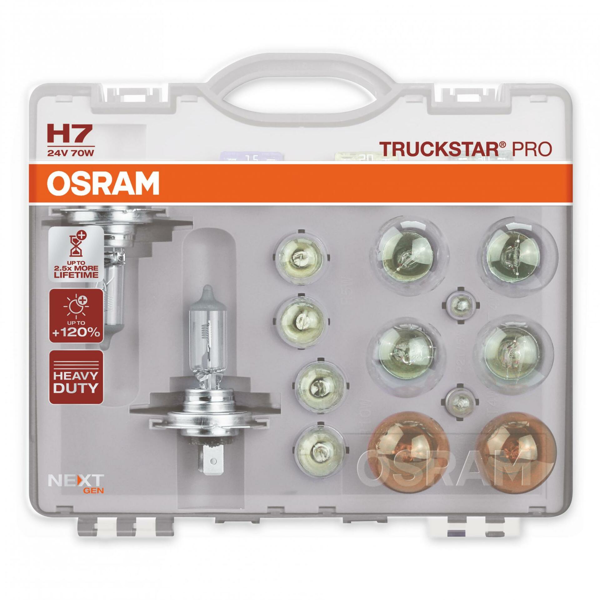 OSRAM H7 24V 70W TRUCKSTAR PRO NEXT GEN sada náhradních autožárovek 1ks CLK H7TSP