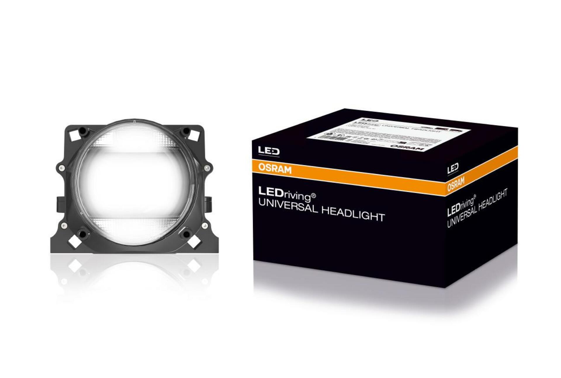 OSRAM LEDriving 12/24V Universal Headlight 5400-6500K RHD Model 102 LEDUHL102