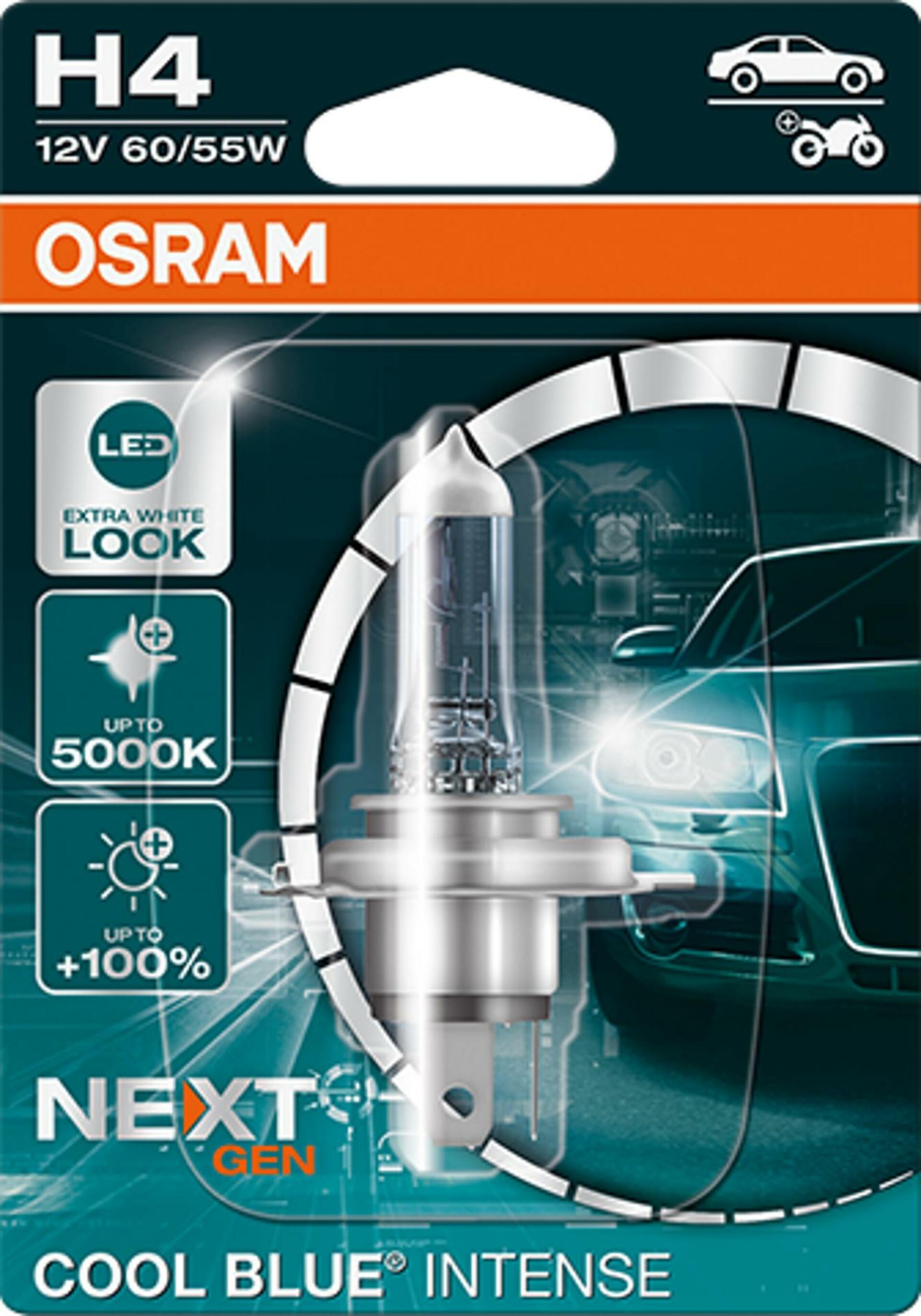 OSRAM H4 64193CBN-01B COOL BLUE INTENSE Next Gen, 60/55W, 12V, P43t blistr