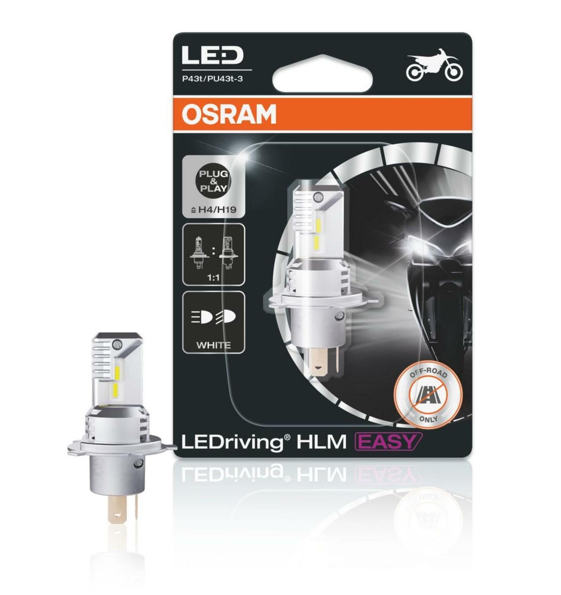 Levně OSRAM LEDriving HLM EASY H4 12V 16.5/16.5W P43t/PU43t-3 6500K White 64193DWESY-01B