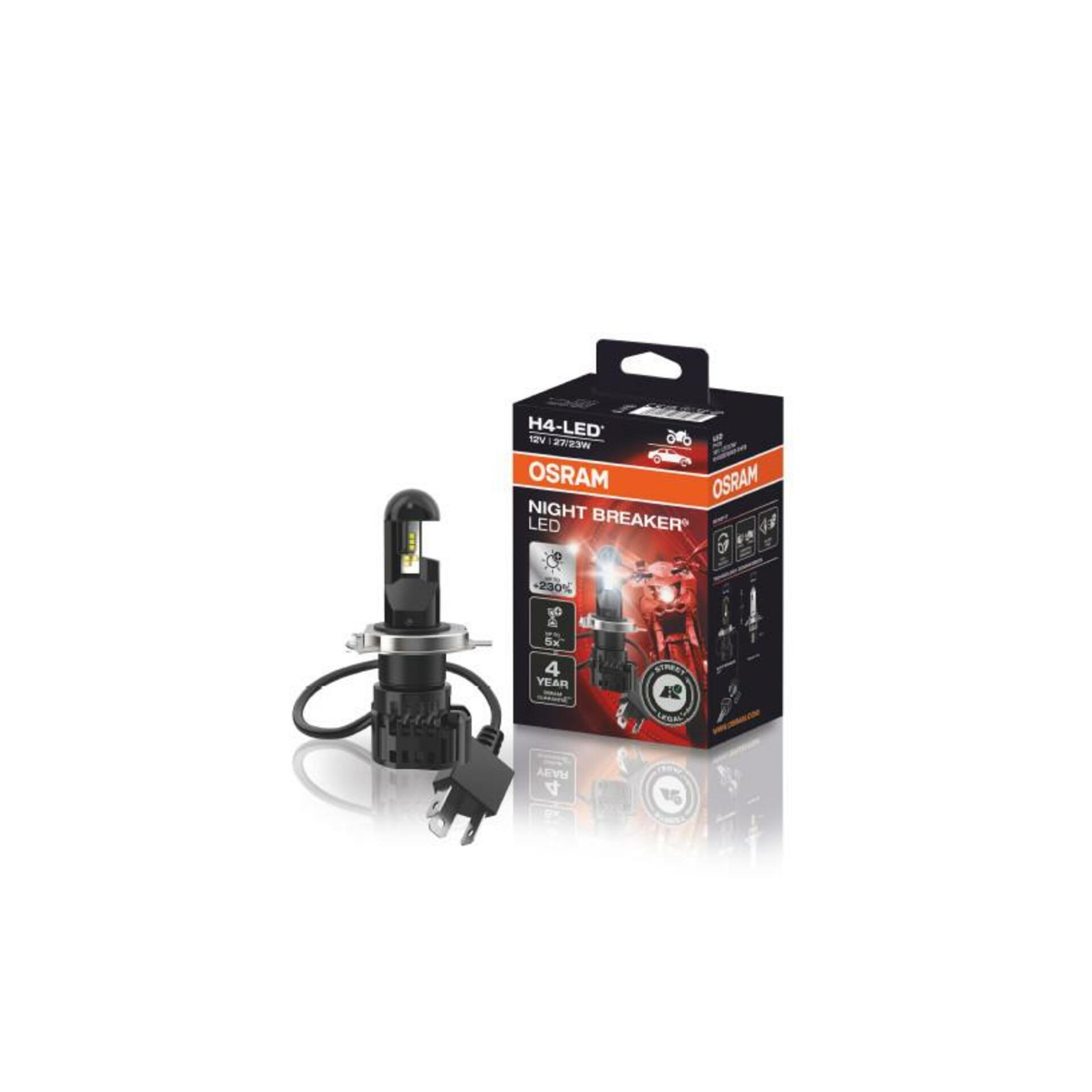 OSRAM H4 NIGHT BREAKER LED +230% homologace 1ks 64193DWNB-1HFB