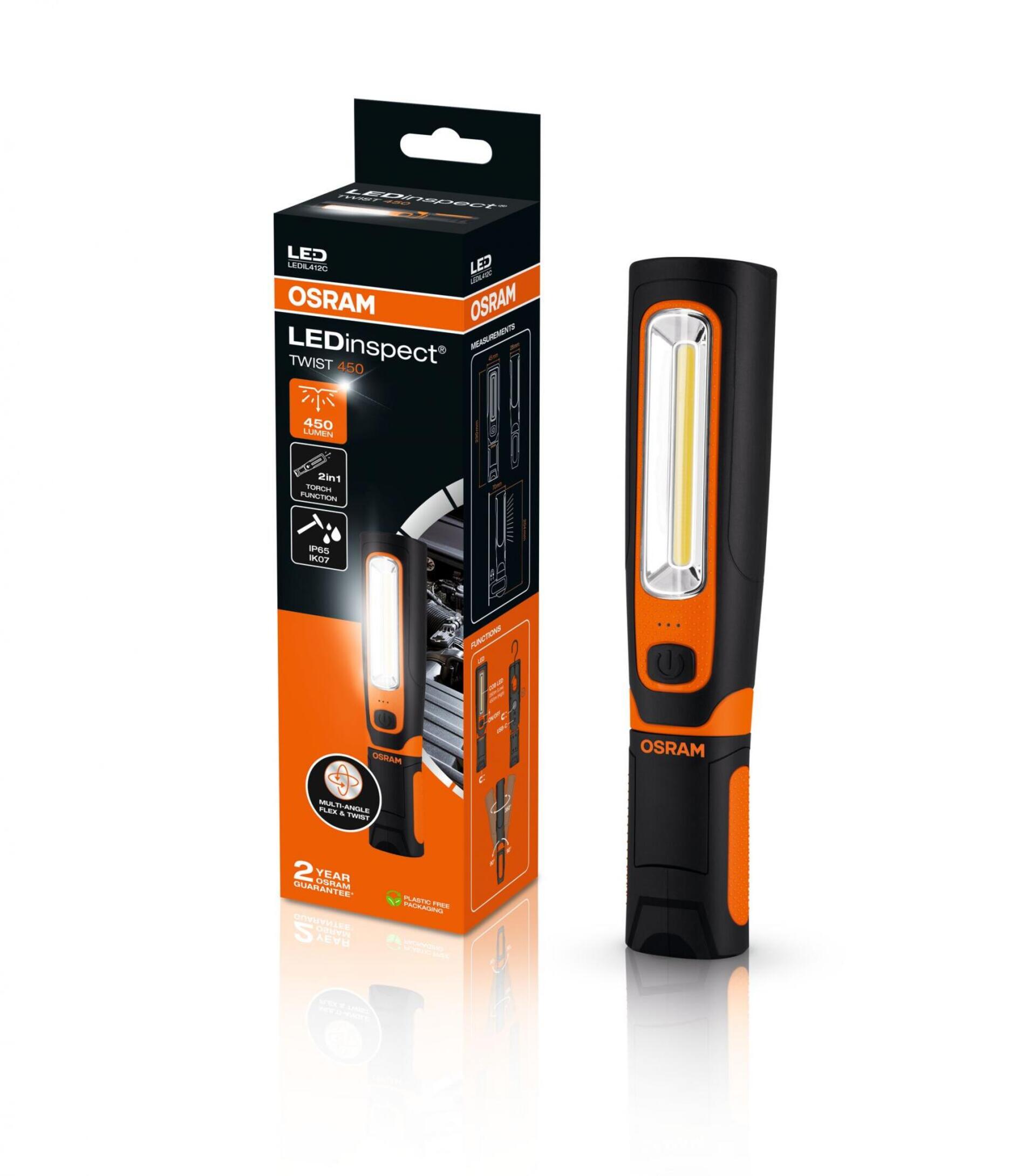 Levně OSRAM LEDInspect TWIST 450 1ks LEDIL412C