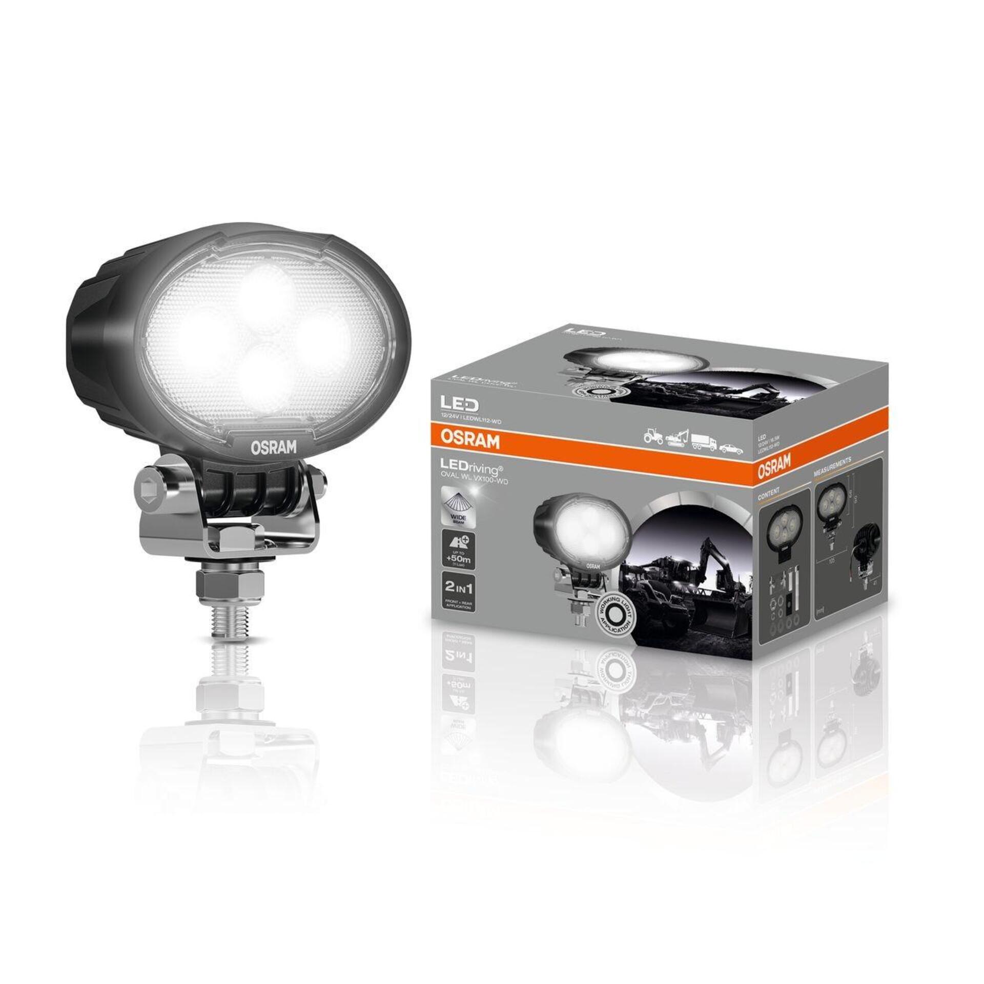 Levně OSRAM LEDriving Oval WL VX100-WD pracovní reflektor 1ks NO ECE LEDWL112-WD
