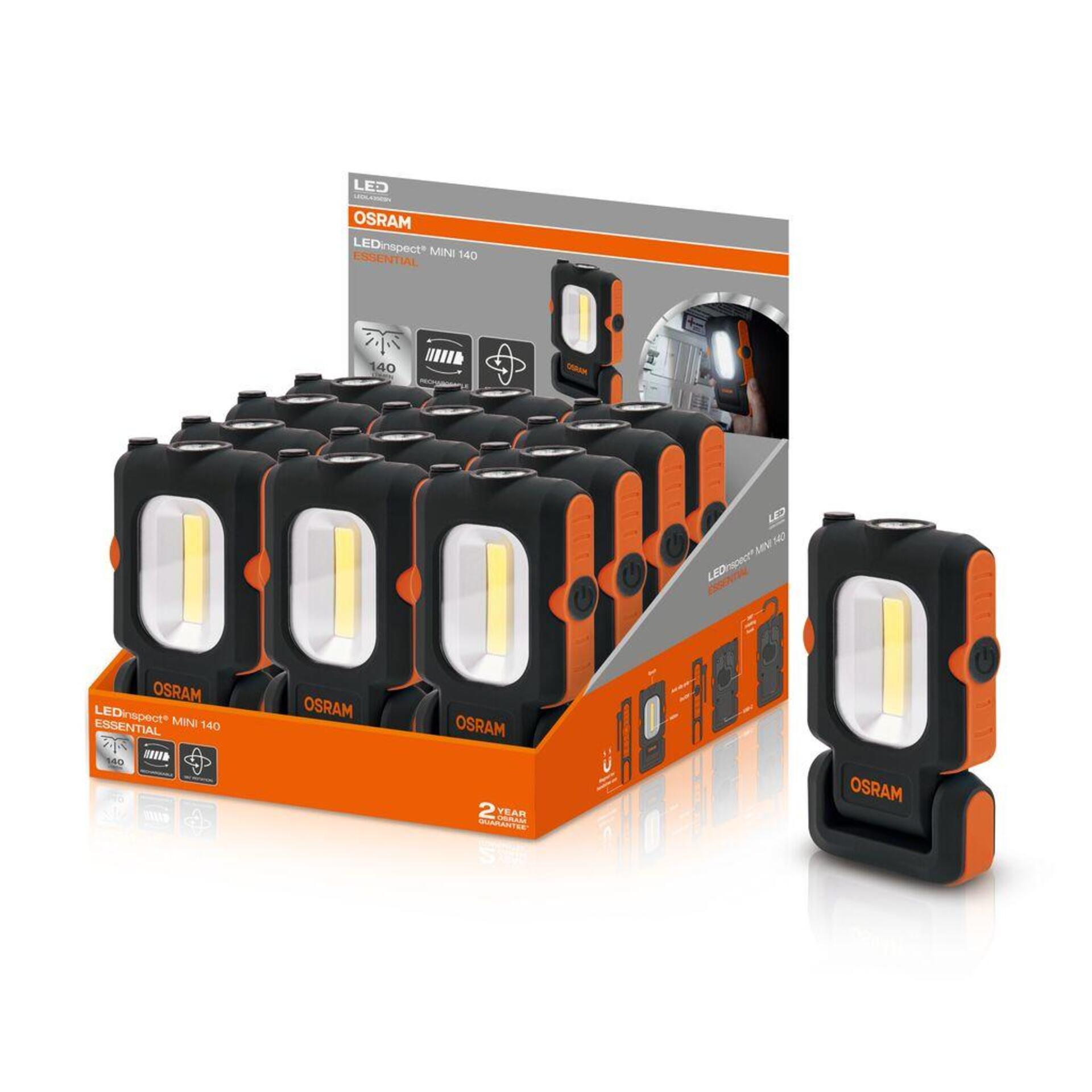 Levně OSRAM LEDinspect MINI 140 ESSENTIAL ruční svítilna LEDIL435ESNCDU