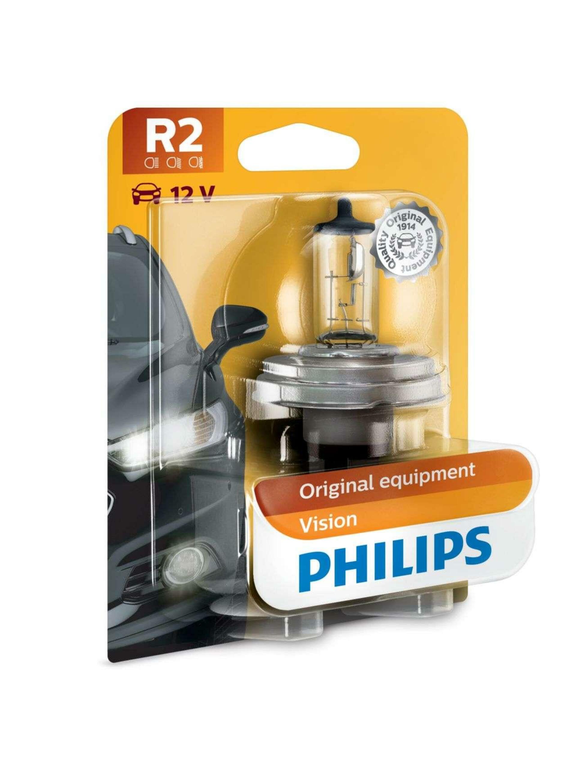 Levně Philips R2 12V 45/40W P45t-41 Vision blistr 1ks 12475B1