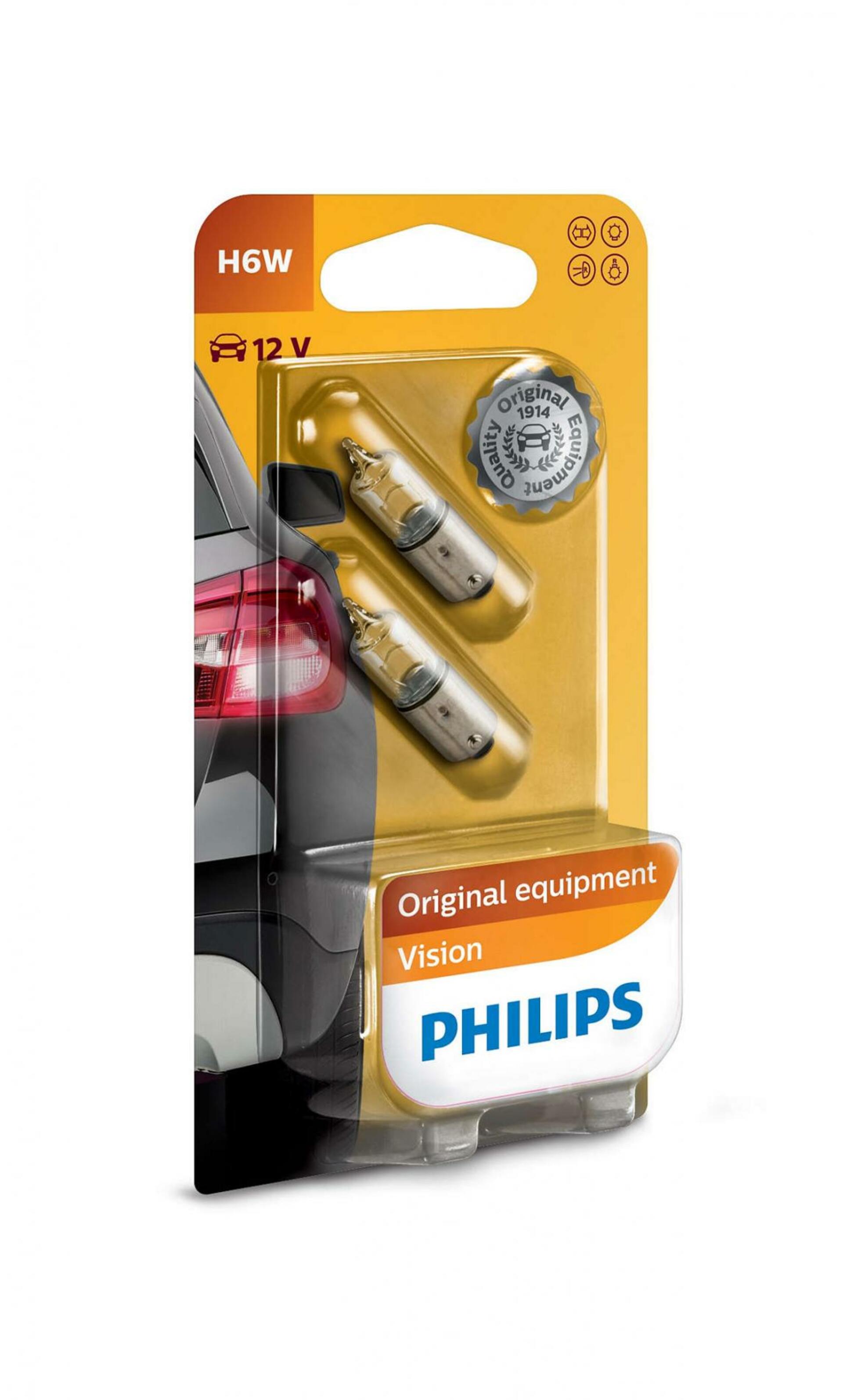 Philips H6W Vision 12V 12036B2