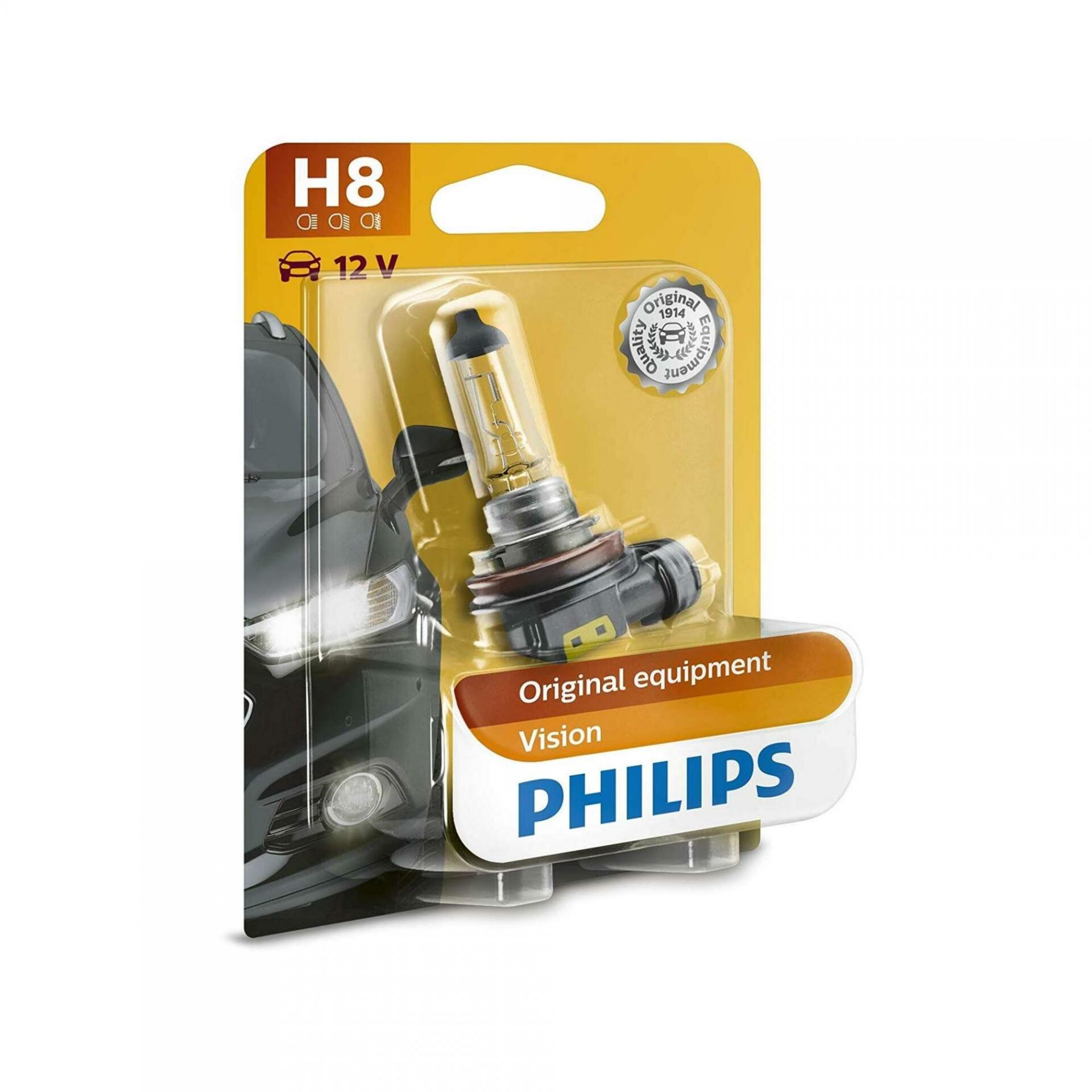 Philips H8 12V 35W PGJ19-1 Vision 1ks blistr 12360B1