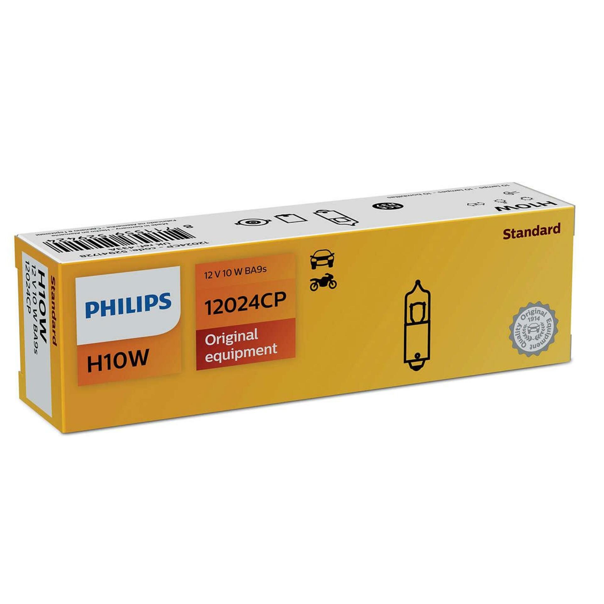 Philips H10W 12V 10W 12024CP