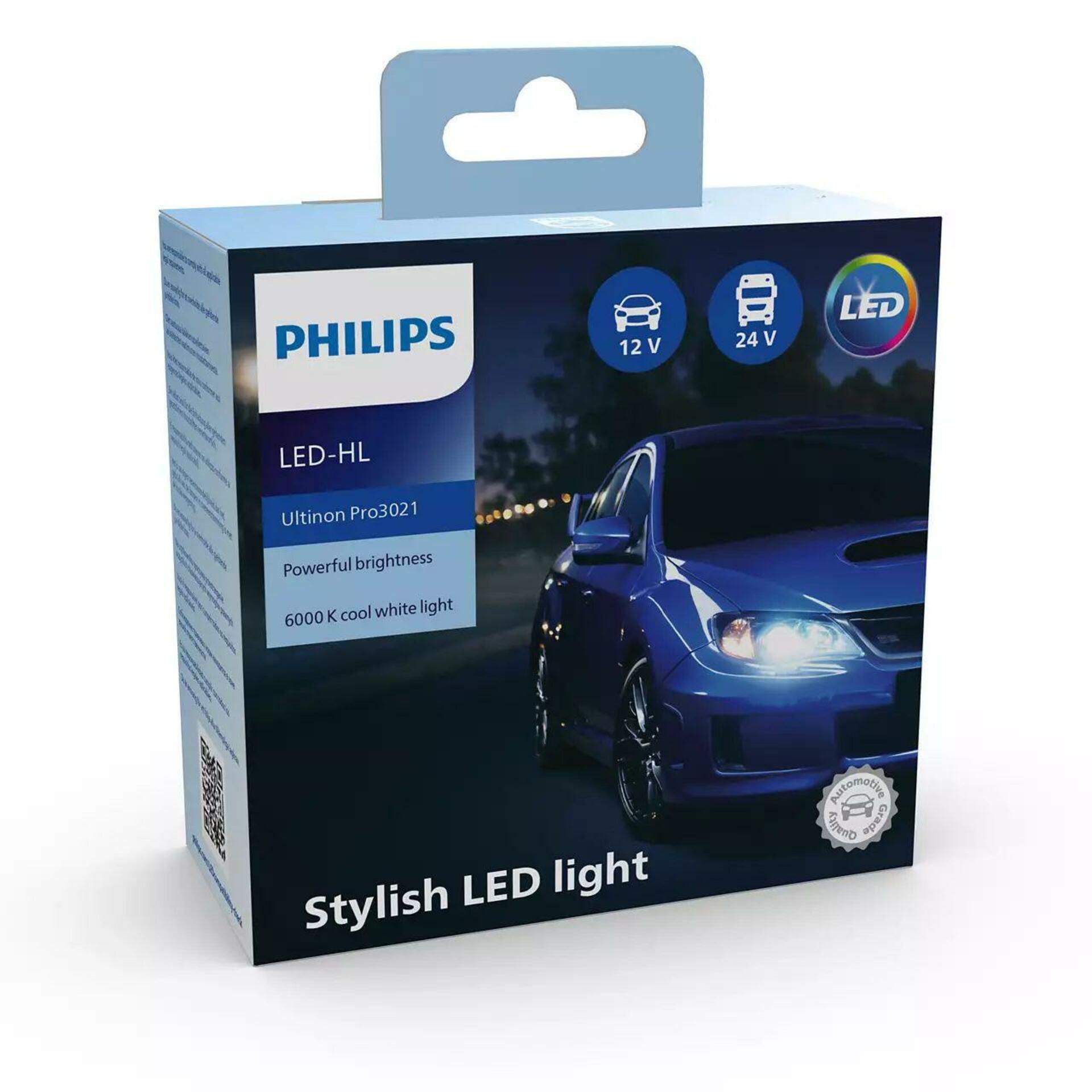 Philips H7 HL Ultinon Pro3021 LED 12V/24V 6000K 2ks 11972U3021X2