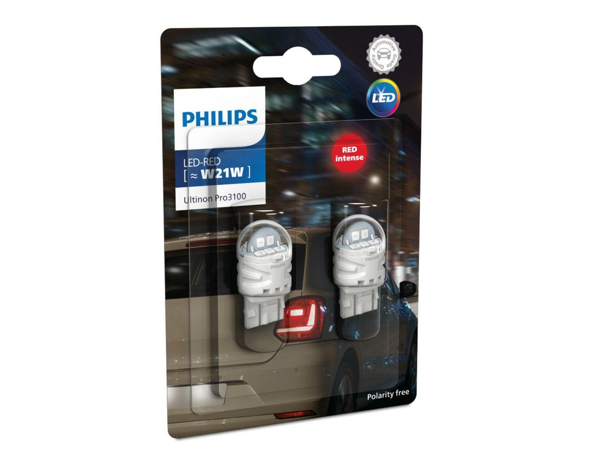 Philips LED W21W R 12V 1,73W W3x16d Ultinon Pro 3100 2ks 11065RU31B2