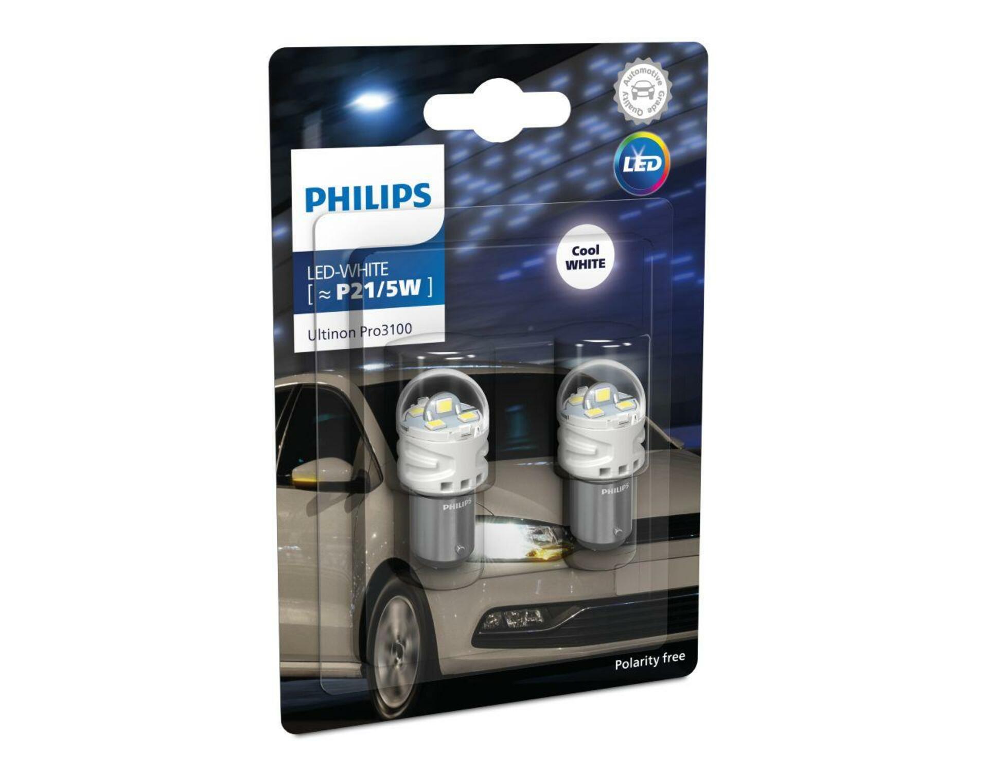 Levně Philips LED P21/5W 12V 2.4/0.48W BAY15D Ultinon Pro 3100 2ks 11499CU31B2