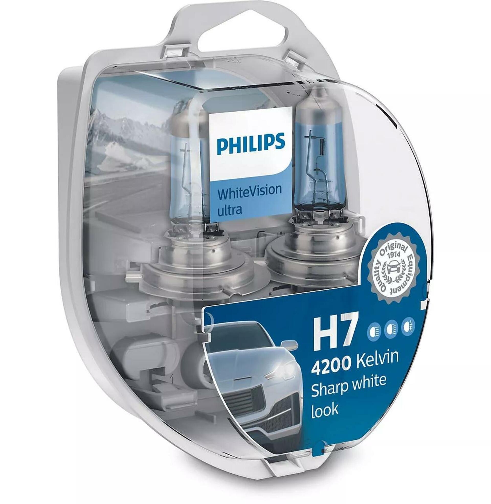 Philips WhiteVision ultra 12972WVUSM H7 PX26d 12V 55W