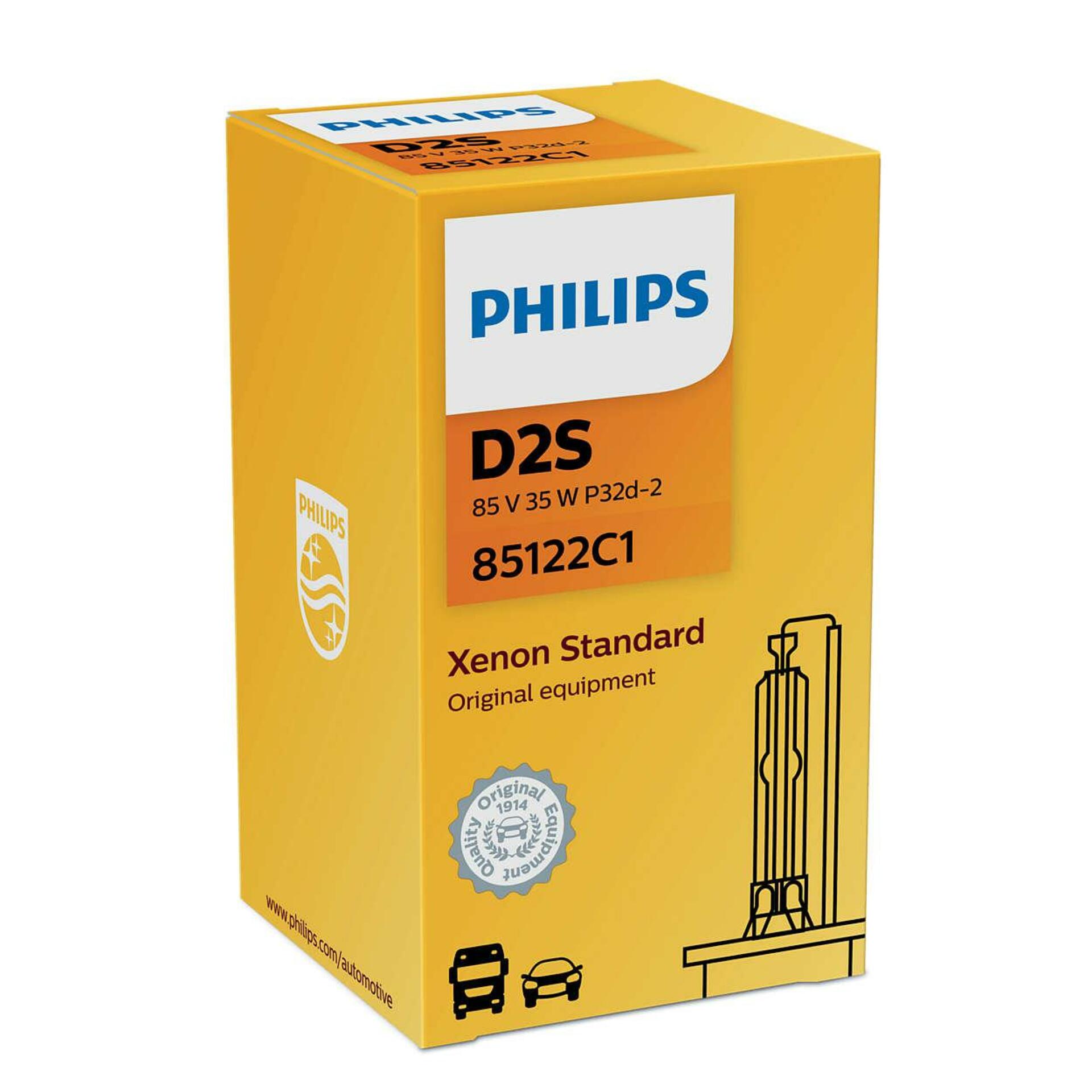 Philips D2S 35W P32d-2 Xenon Vision 1ks 85122VIC1