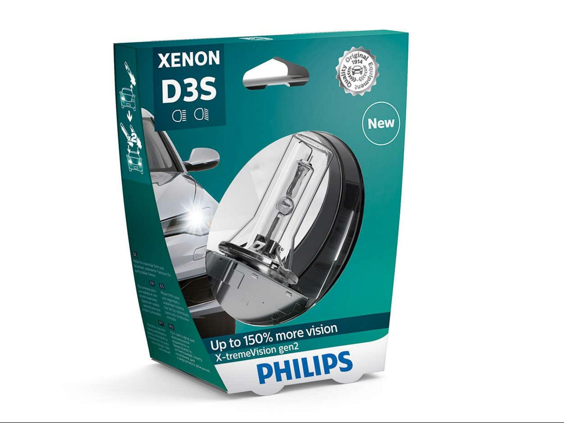 Philips D3S 35W PK32d-5 X-treme Vision +150% Xenon 1ks 42403XV2S1