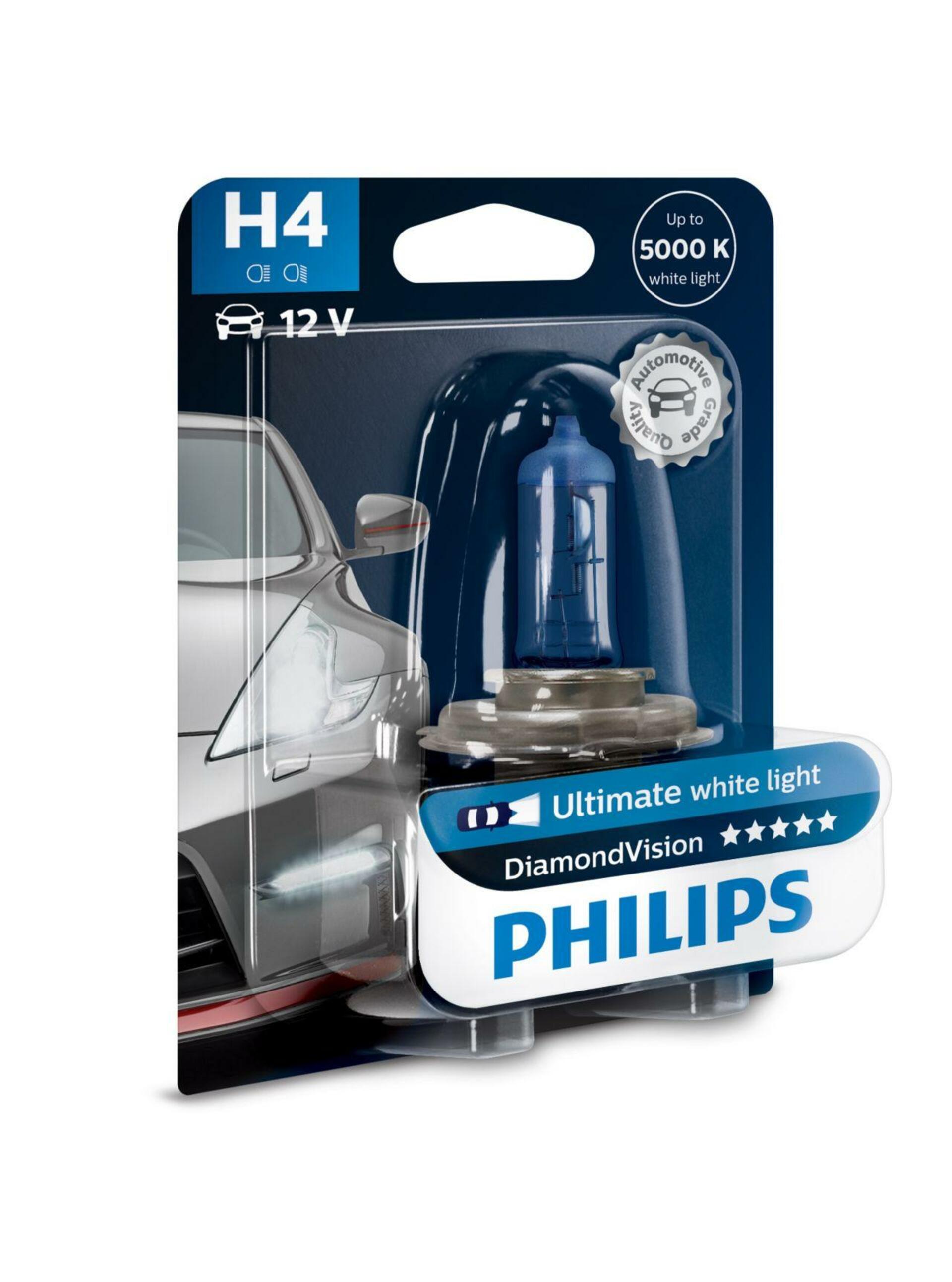 Philips H4 12V 60/55W P43t DiamondVision 1ks blistr 12342DVB1