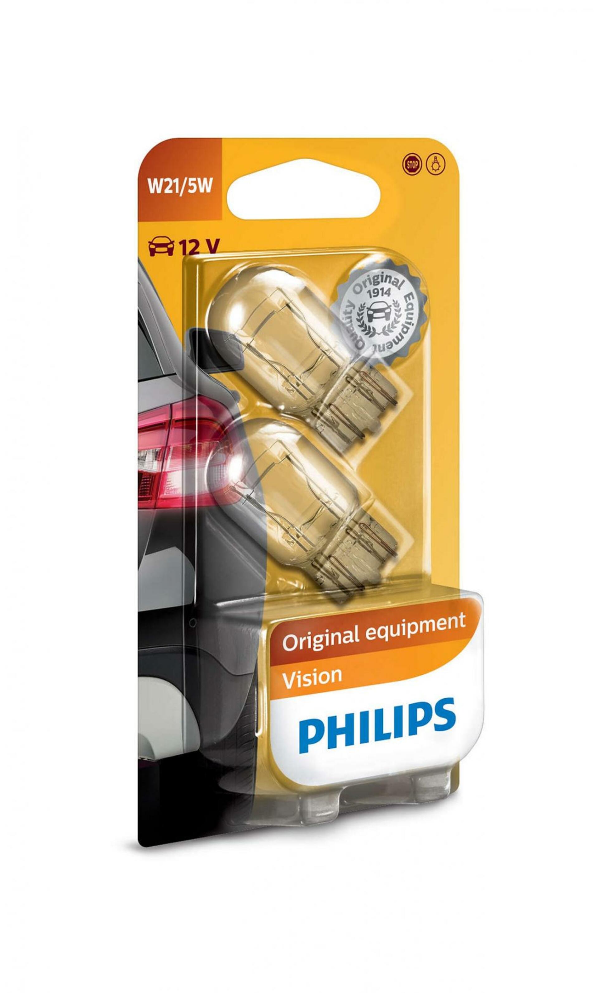 Philips W21/5W  12V 21/5 W W3x16q  2ks blistr 12066B2
