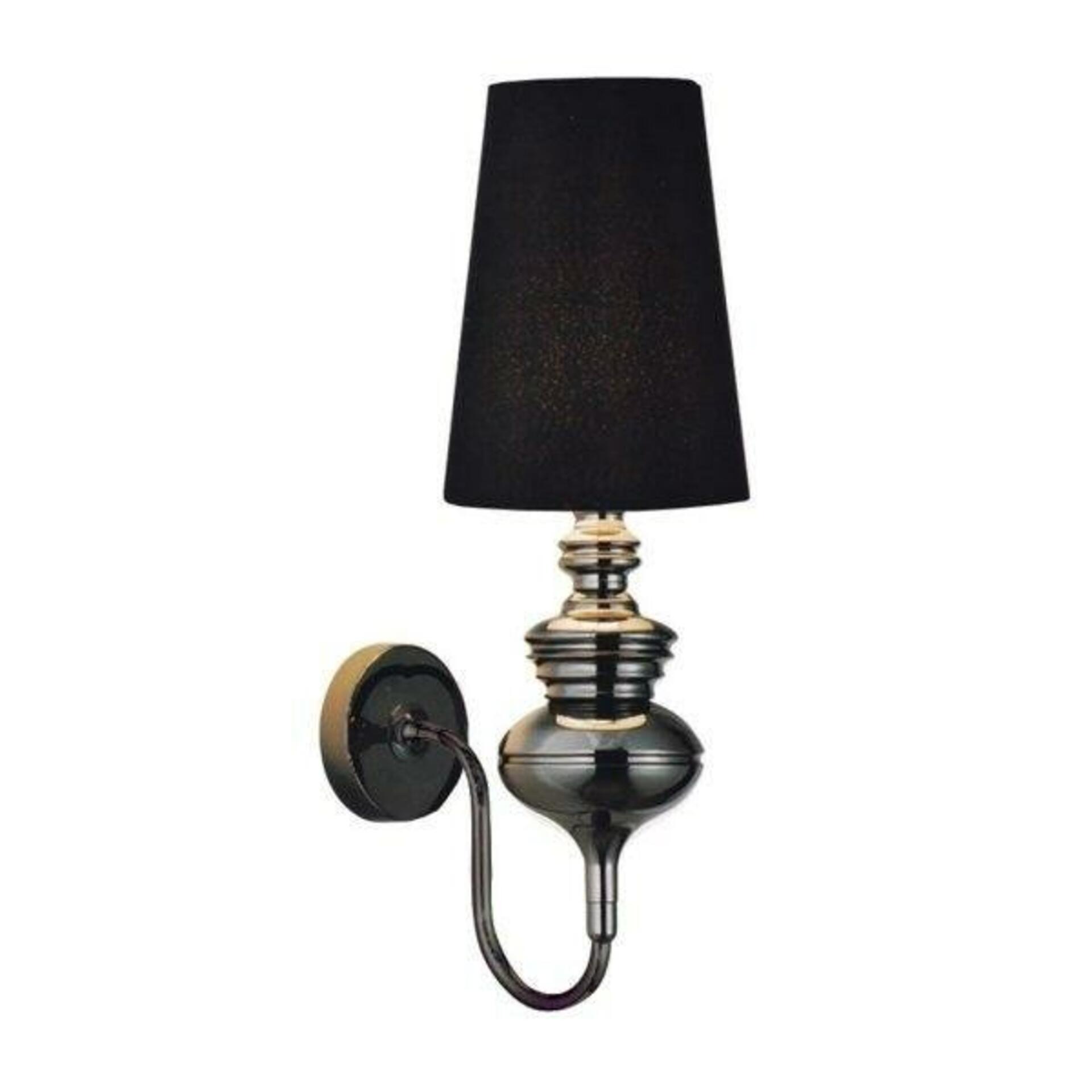 Levně Nástěnná lampa AZzardo Baroco wall black AZ0062 E14 1x11W IP20 18cm černá