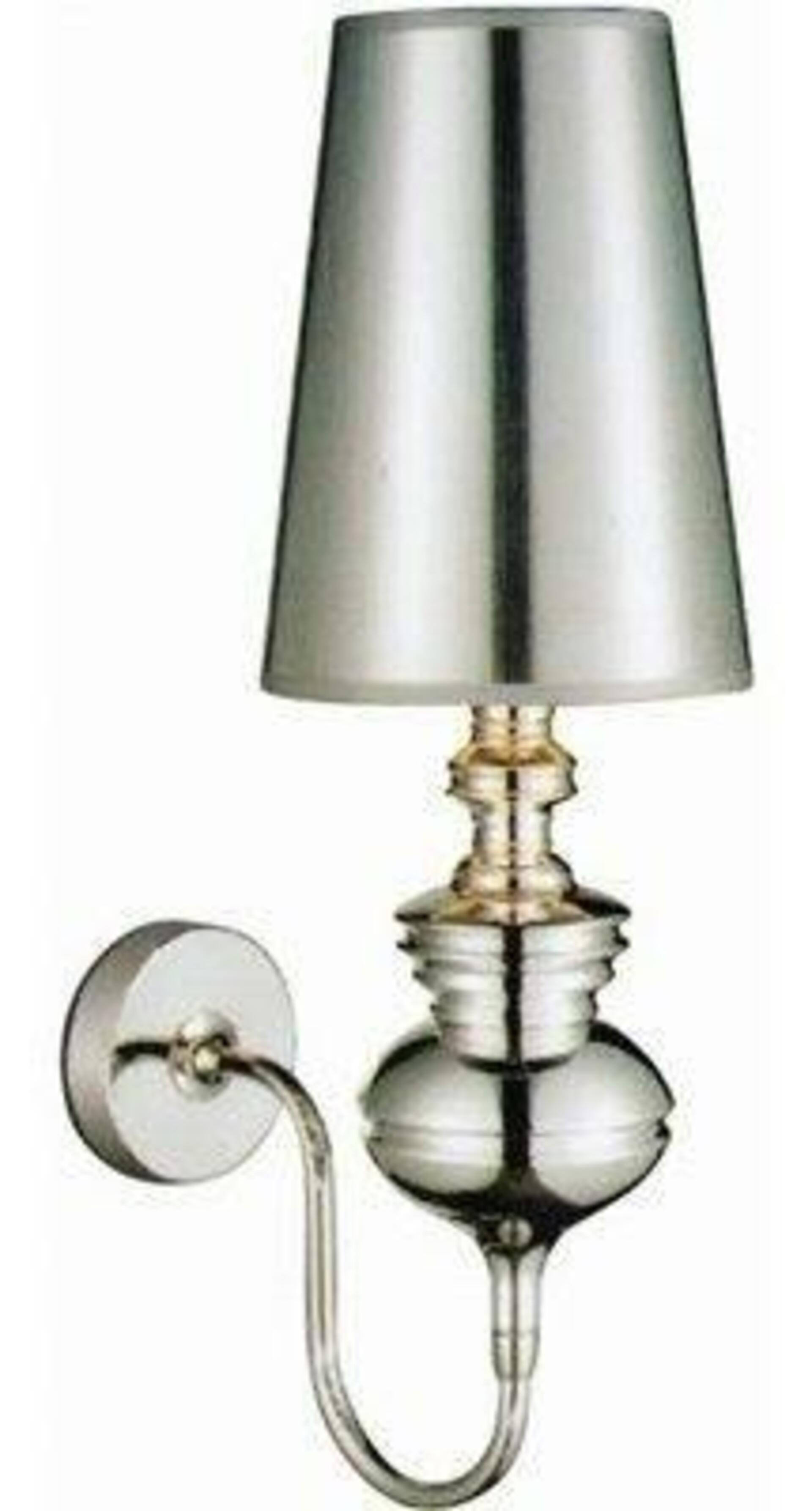 Levně Nástěnná lampa AZzardo Baroco wall silver AZ0308 E14 1x11W IP20 18cm stříbrná