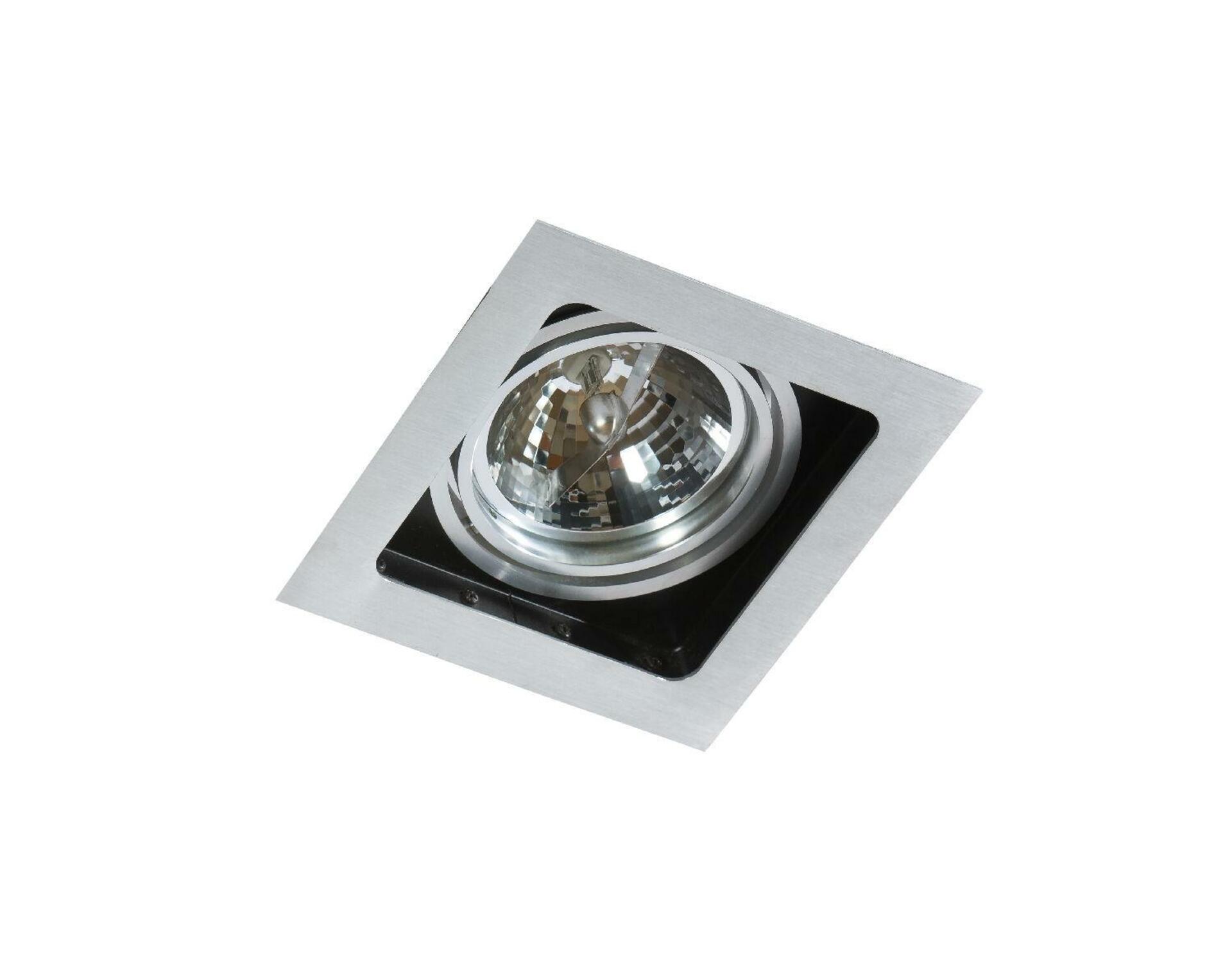 AZzardo SISTO podhledové svítidlo 1x ES111 max. 50W bez zdroje 19cm hranaté IP20, hliníkové