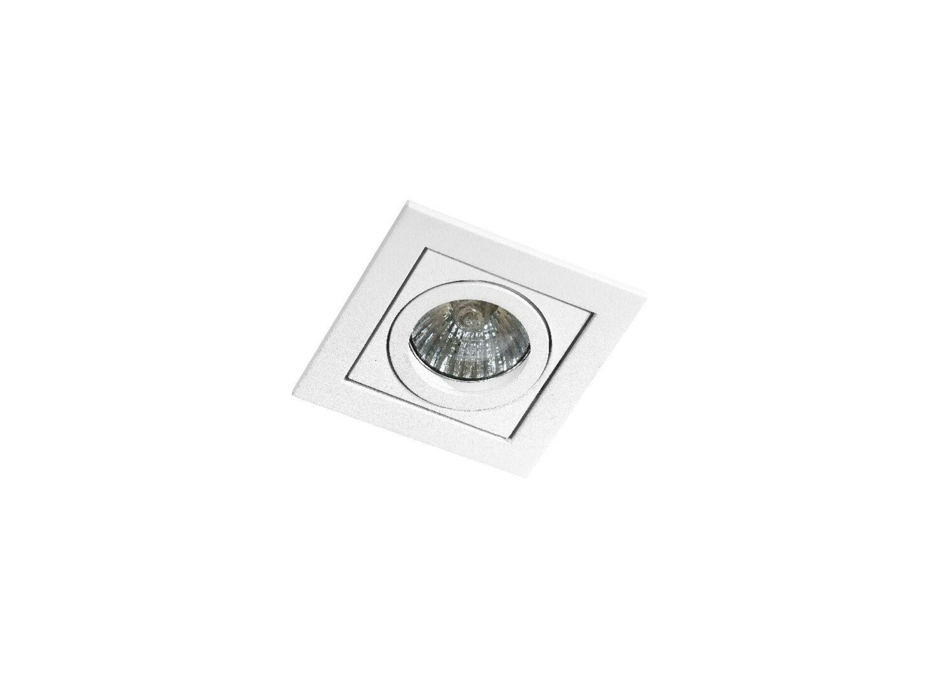 AZzardo PACO podhledové svítidlo 1x GU10 50W bez zdroje 9,3cm hranaté IP20, bílé
