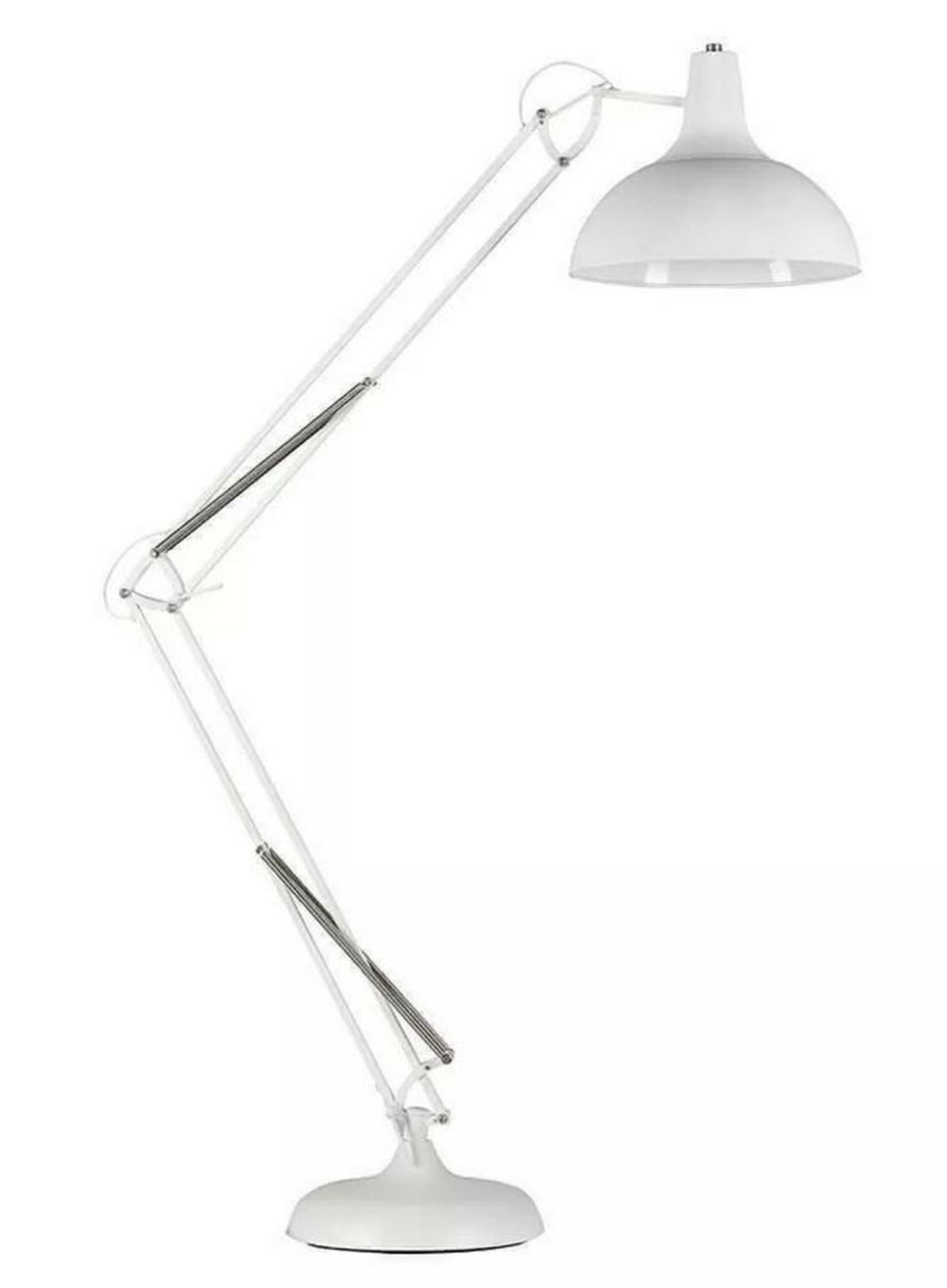Levně Azzardo GUNNAR stojací lampa 1x E27 50W bez zdroje 165cm IP20, bílá