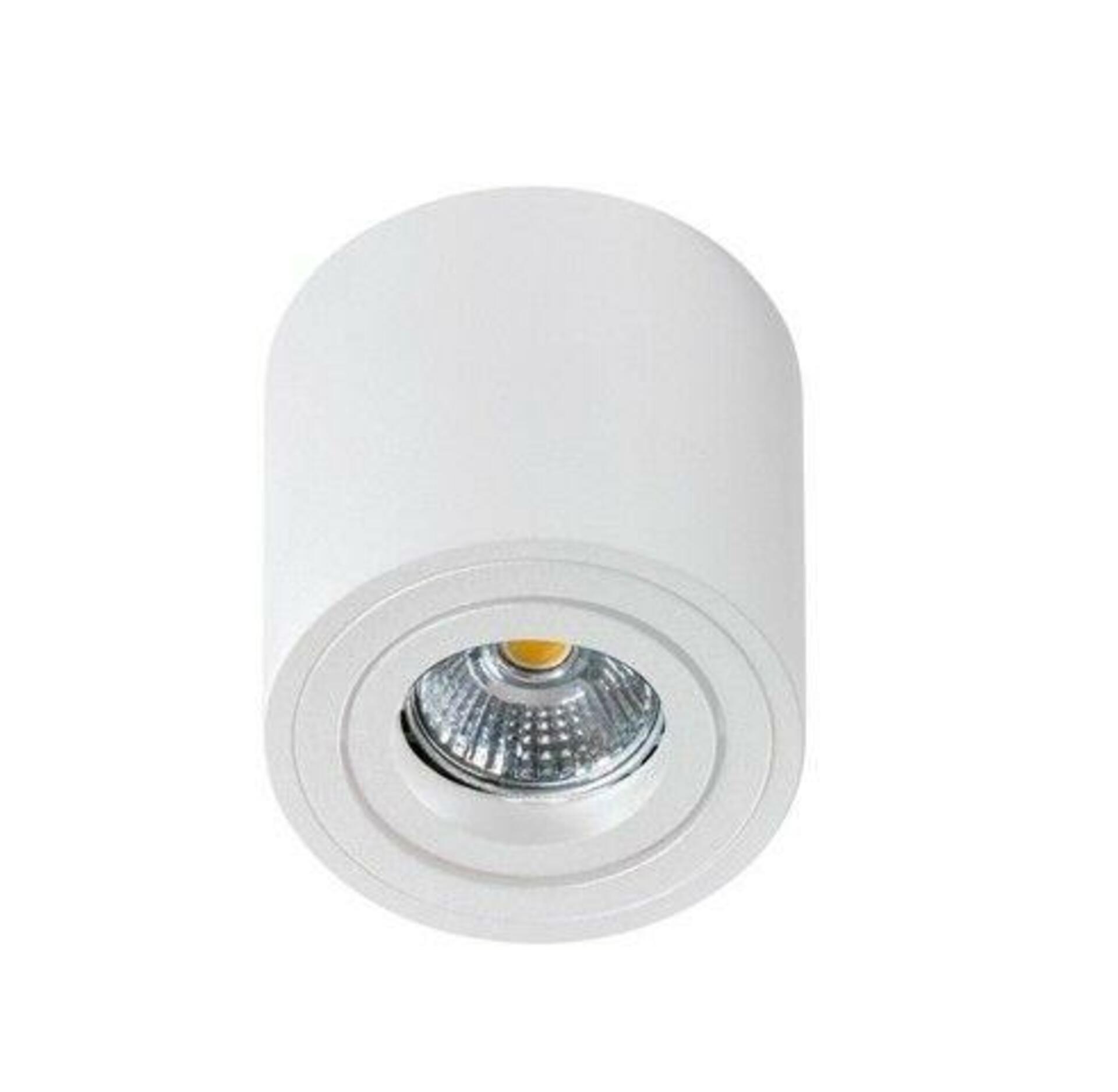 Stropní bodové přisazené svítidlo AZzardo Mini Bross white AZ1711 GU10 1x50W IP20 8cm bílé