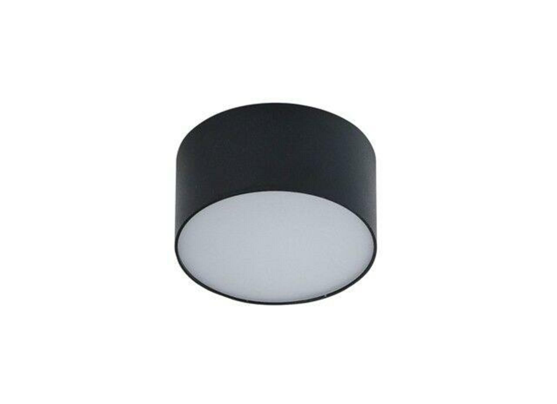 LED Stropní a nástěnné svítidlo AZzardo Monza R 12 black 3000K AZ2259 10W 840lm 3000K IP20 11,5cm černé