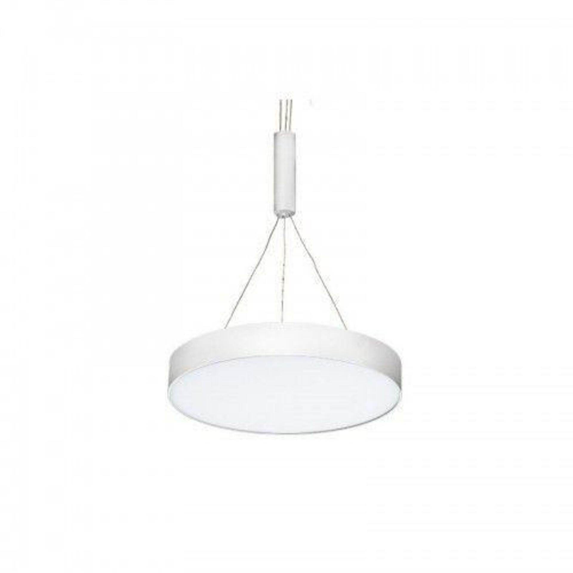 LED Závěsné svítidlo AZzardo Monza R pendant 40 white 3000K AZ2576 50W 4200lm 3000K IP20 40cm bílé