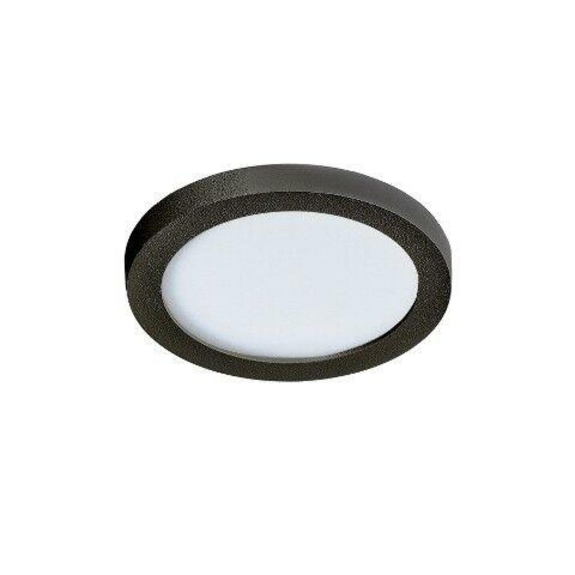 LED Stropní zápustné bodové svítidlo AZzardo Slim 9 Round 4000K IP44 black AZ2835 6W 500lm 4000K IP44 9cm kulaté černé