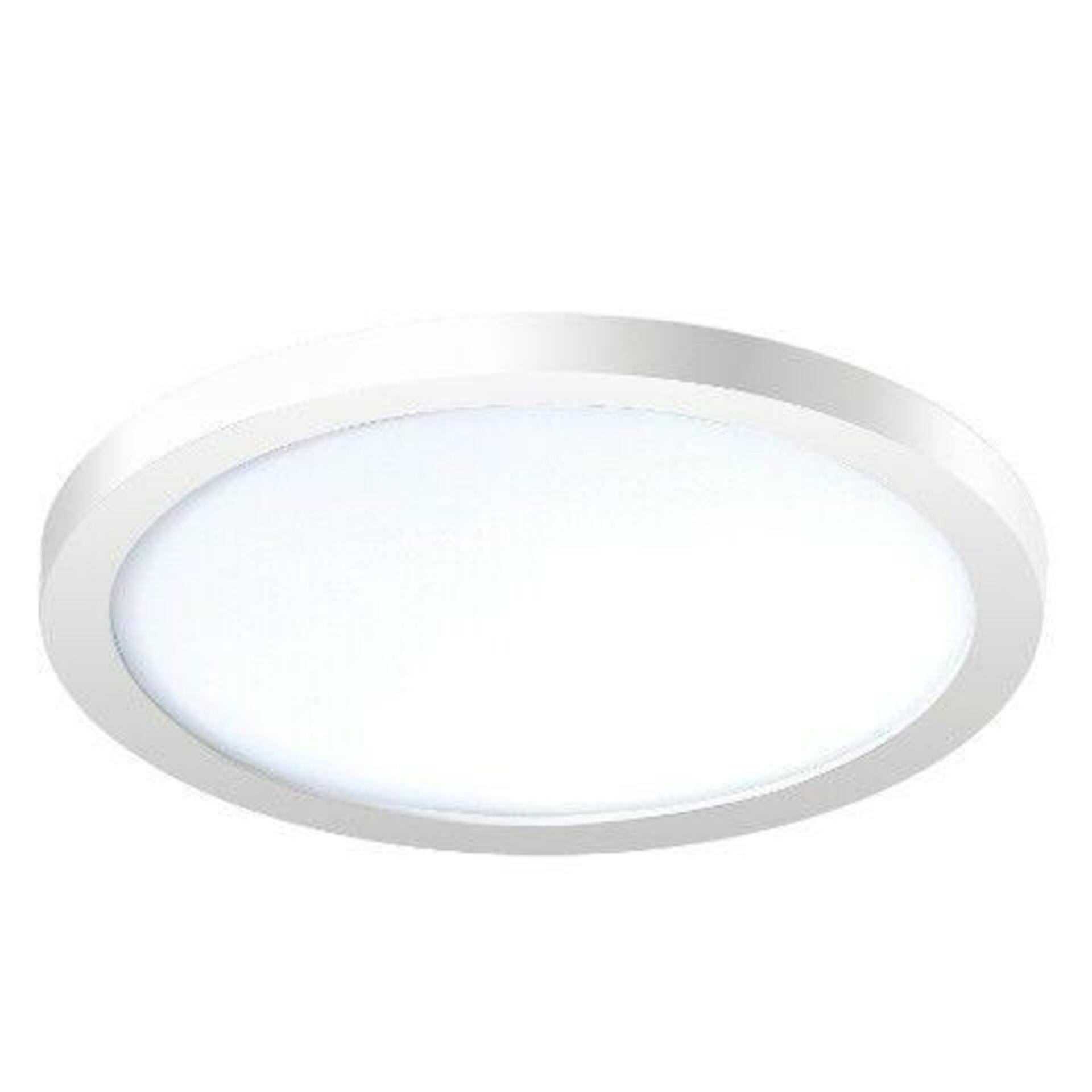 LED Stropní zápustné bodové svítidlo AZzardo Slim 15 Round 3000K IP44 white AZ2839 12W 1000lm 3000K IP44 14,5cm kulaté bílé