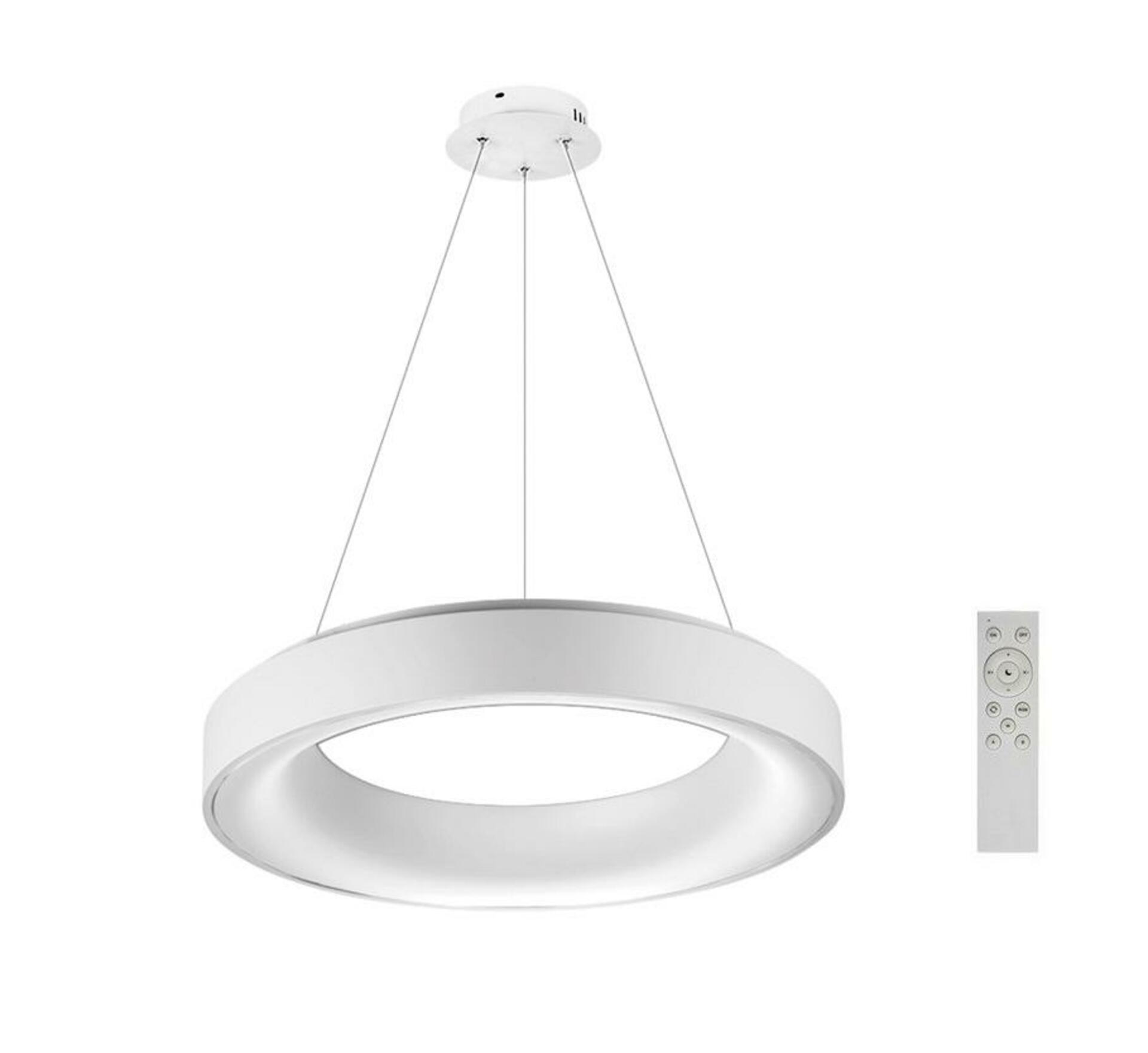 AZzardo Sovana závěsné LED svítidlo AZ3436 40W 2200lm CCT 2700K-6500K dimm bílé 45cm