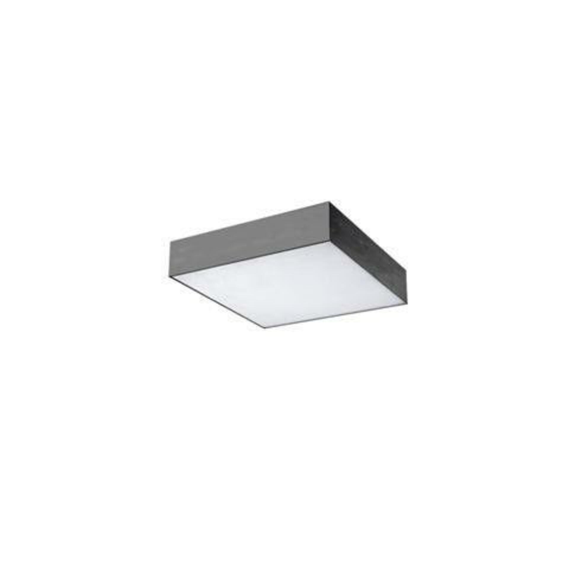 LED Stropní přisazené svítidlo AZzardo Monza II S 30 3000K black AZ3686 36W 3500lm 3000K IP20 30cm černé čtvercové