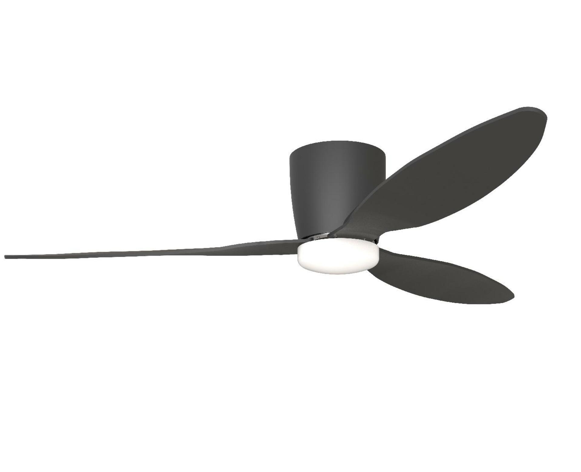 Levně Azzardo AZ4448 stropní ventilátor se světlem VENETI BK/BK