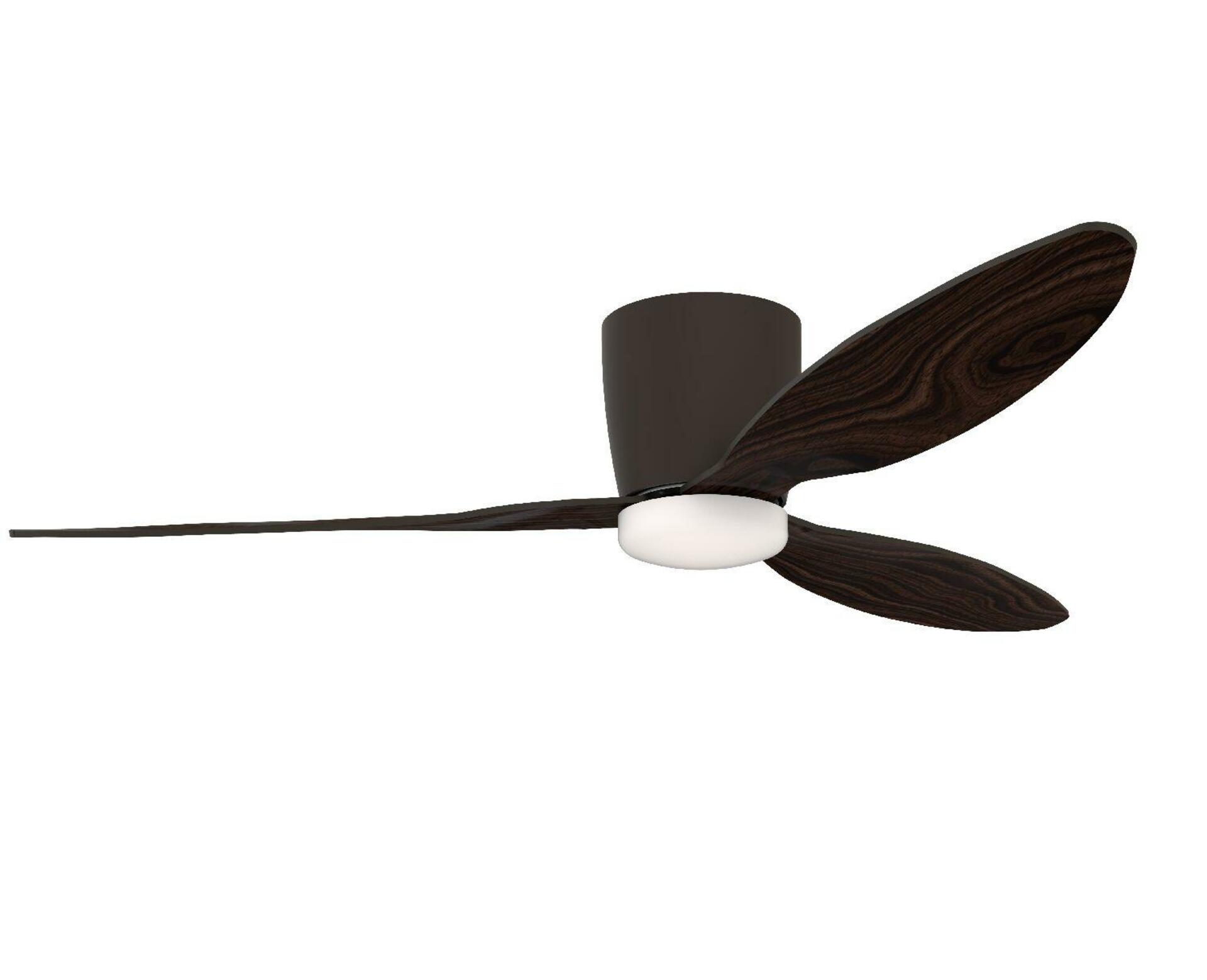 Levně Azzardo AZ4449 stropní ventilátor se světlem VENETI BRONZE/WALNUT