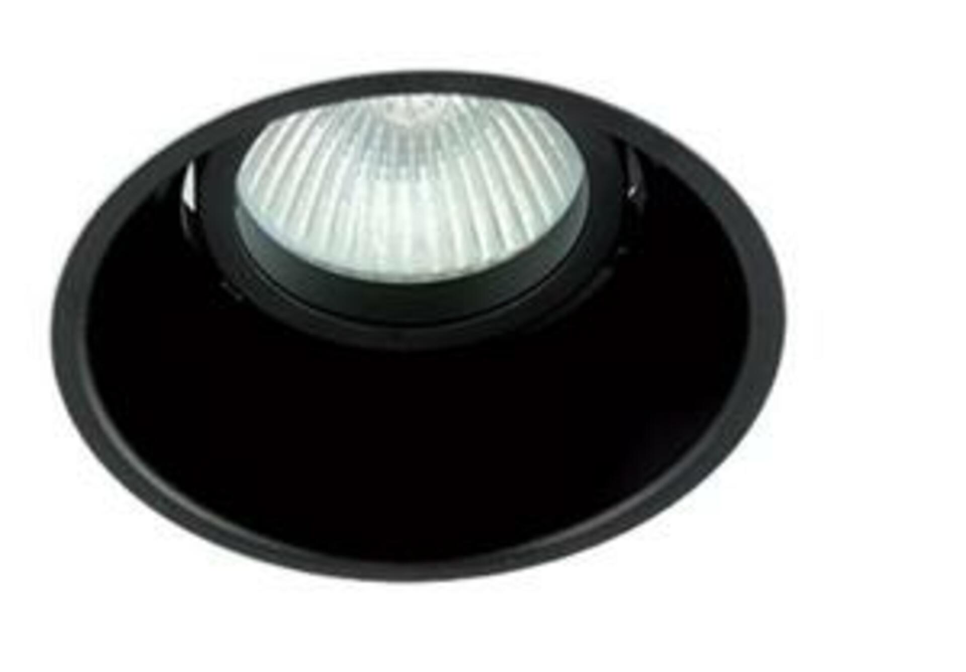 BPM Zápustné svítidlo Koni pr. 75 mm černá polomatná 3161.15LED.D40.3K