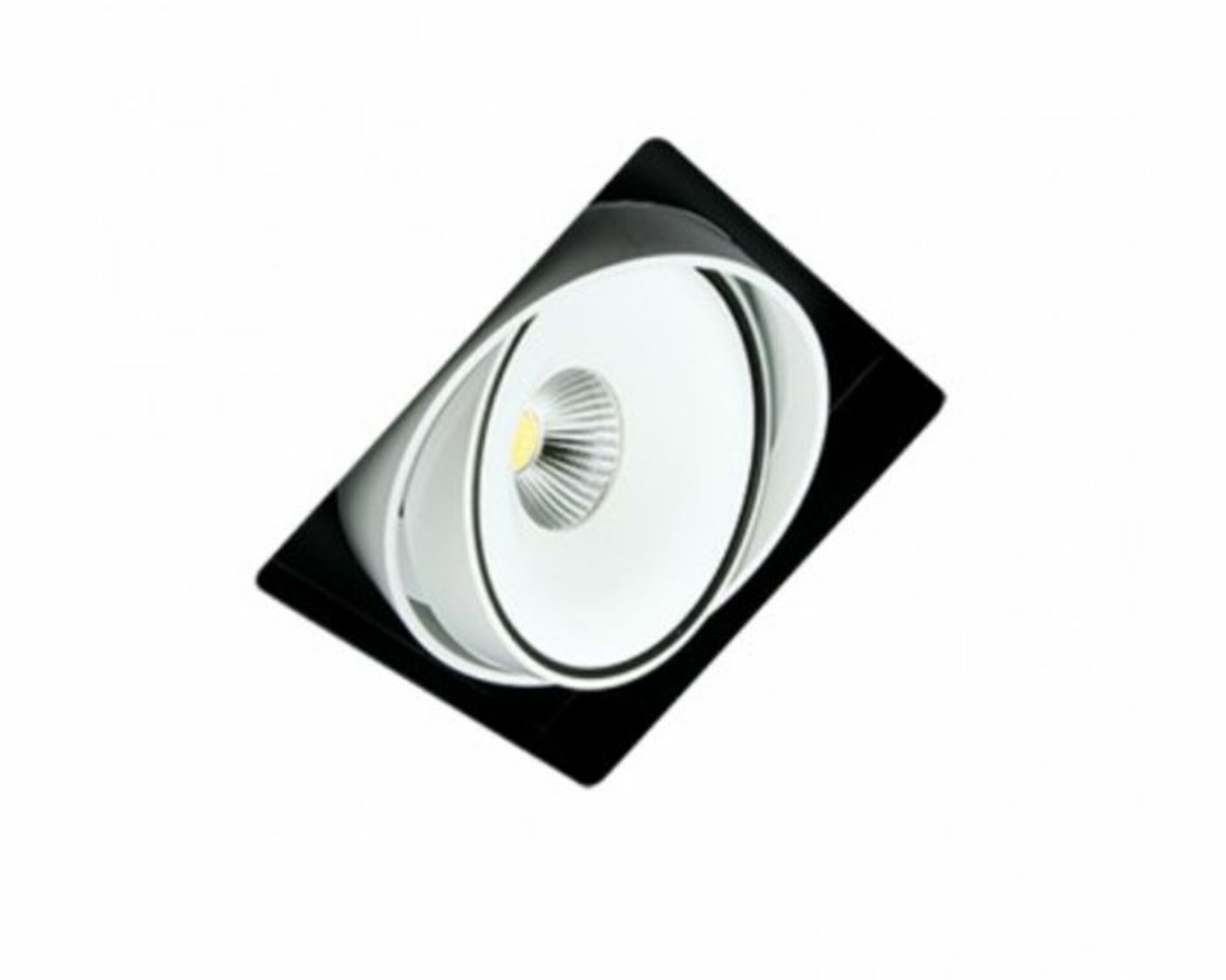 Levně BPM Zápustné svítidlo Gran Kuvet 8213 matná bílá s černou polomatnou 8213.03.D40.3K