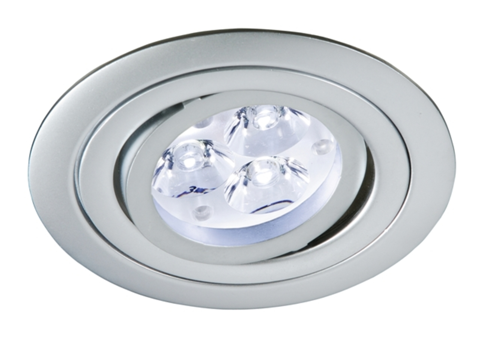 BPM Vestavné svítidlo Aluminio Plata nikl satin 3LEDx3W, 230V 5000.19LED2.D40.3K