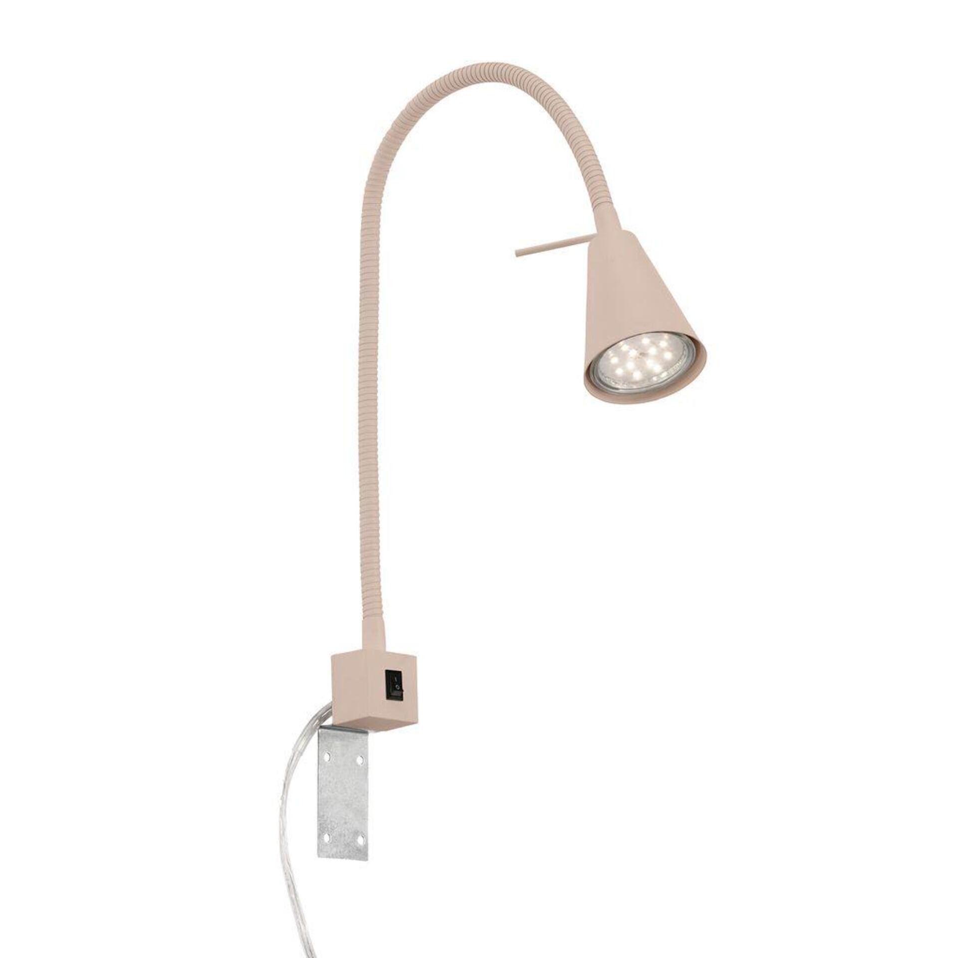 Levně BRILONER Tuso Bett lampa na čtení - 4,7W, 400lm, LED, vypínač, nastavitelná, béžová 2080011