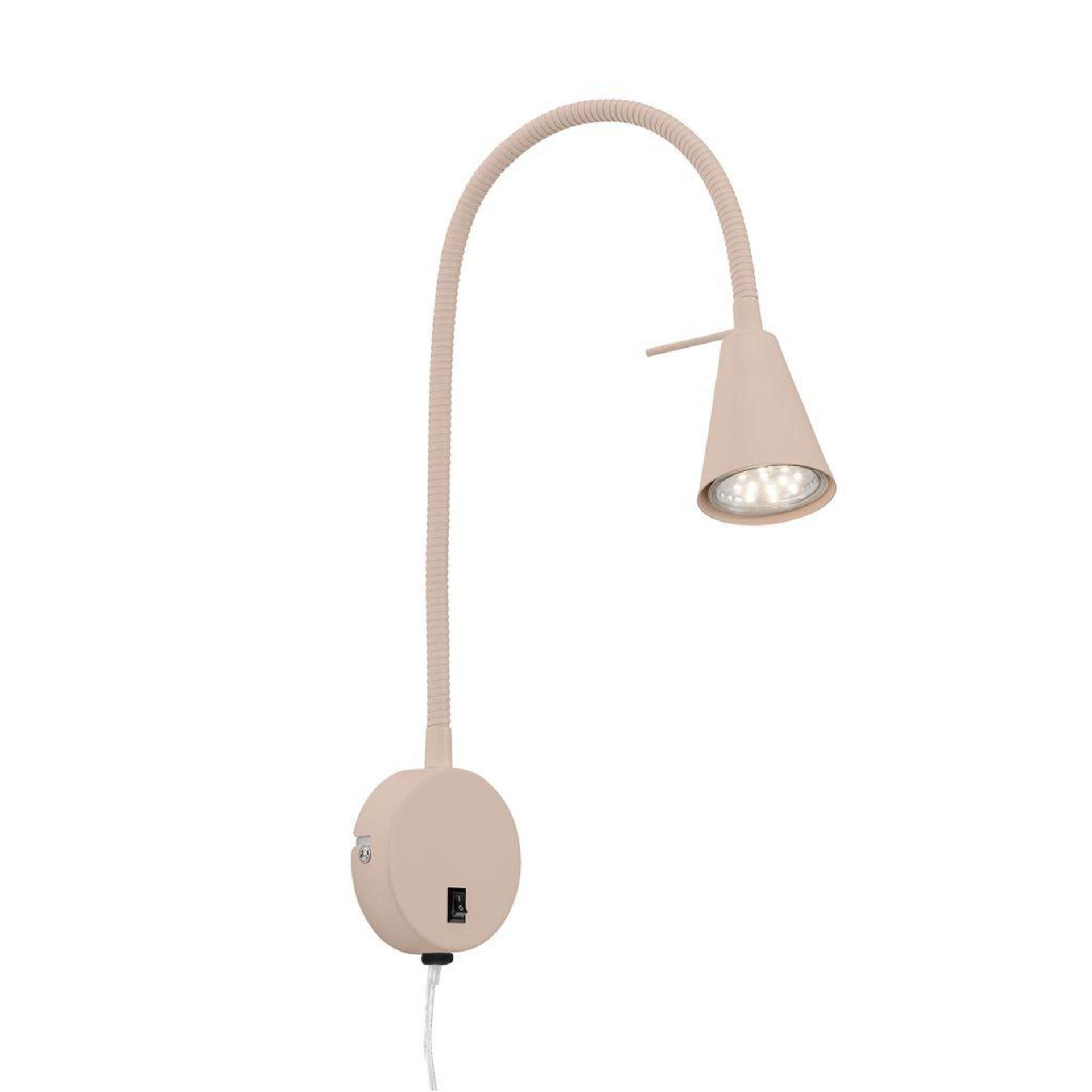 Levně BRILONER Tusa Bett lampa na čtení - 4,7W, 400lm, LED, vypínač, nastavitelná, béžová 2082011