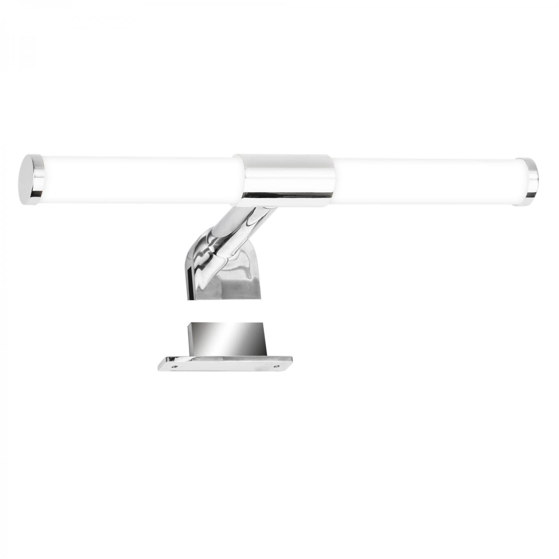 Levně BRILONER Sala LED svítidlo k zrcadlu koupelna, 30cm, 2 způsoby montáže, se svorkou, chrom 2189018