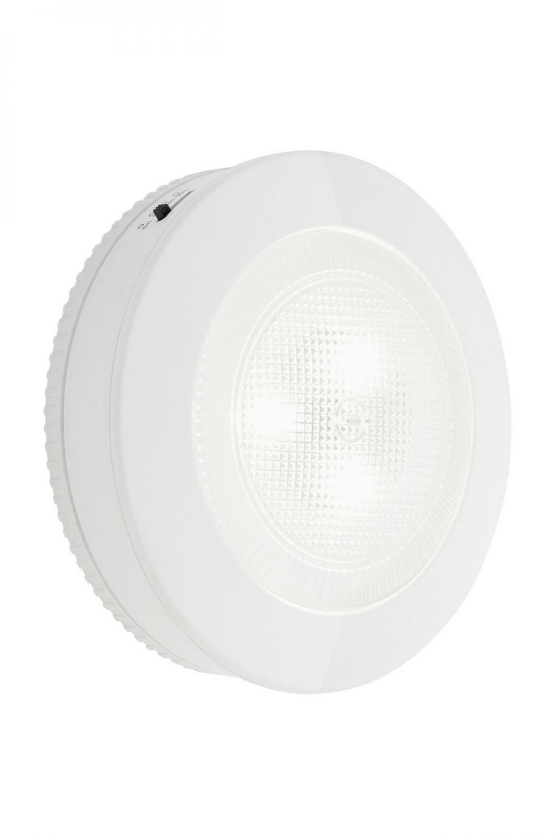 Levně BRILONER LED noční lampička pr. 9,1 cm 0,4W 63lm bílé BRI 2274-016