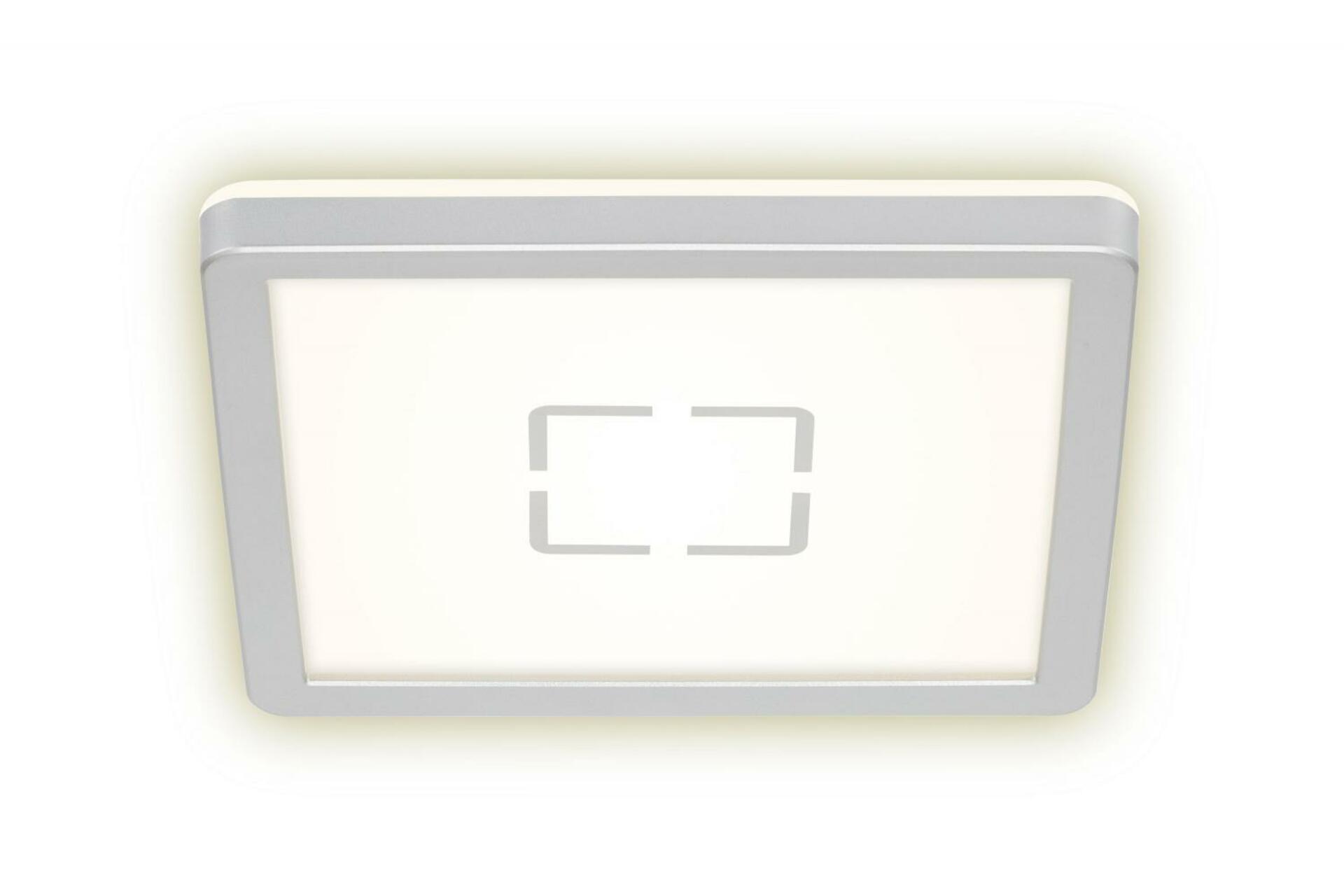 BRILONER Slim svítidlo LED panel 19 cm 12W 1400lm stříbrná BRI 3174-014