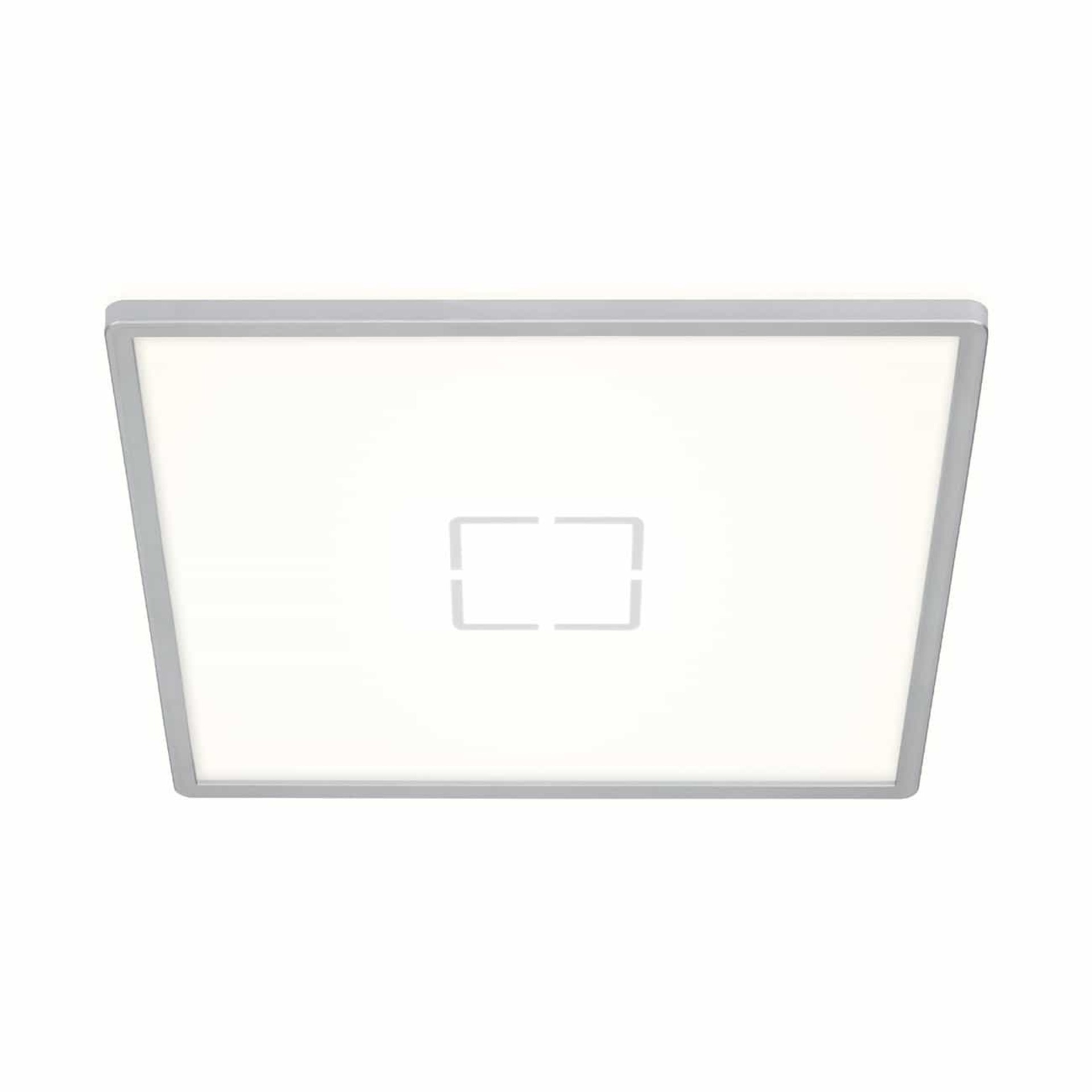 BRILONER Slim svítidlo LED panel, 42 cm, 3000 lm, 22 W, stříbrná BRI 3393-014