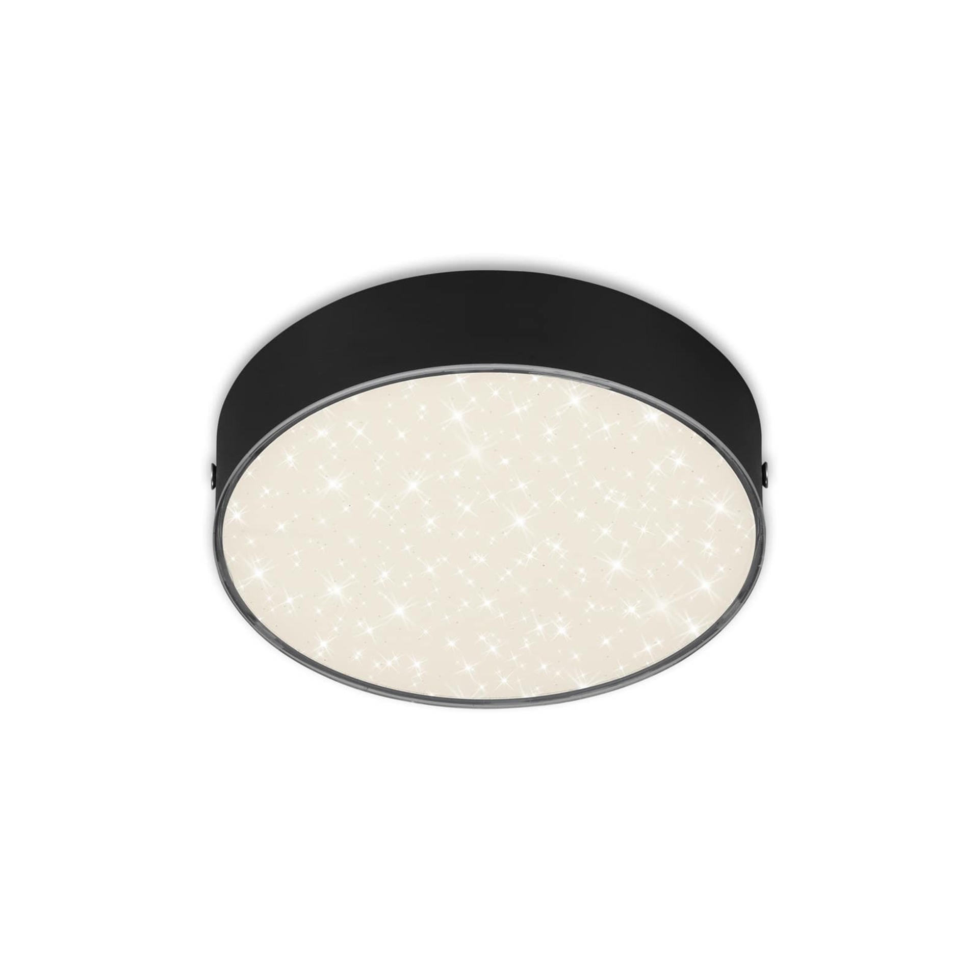 BRILONER LED stropní svítidlo hvězdné nebe, pr. 15,7 cm, 11 W, černá BRI 7072-415